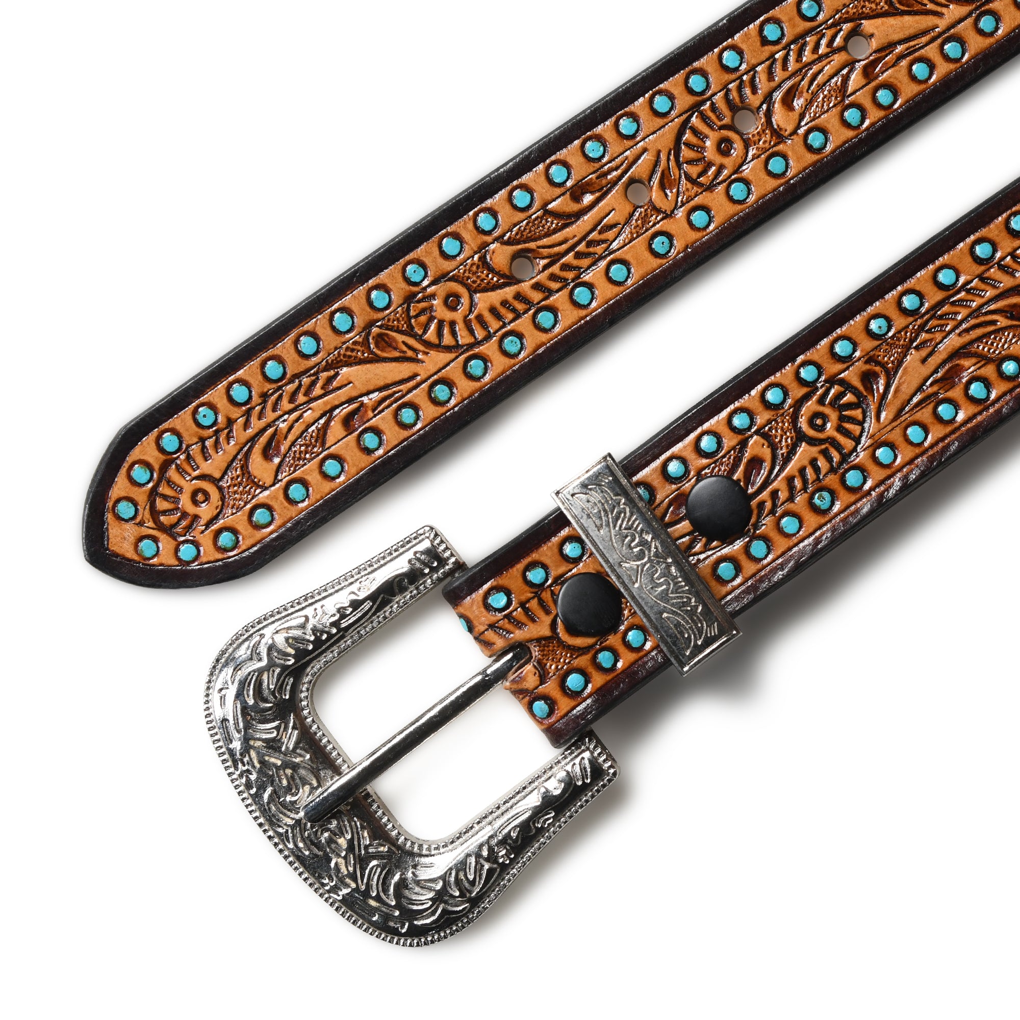 Designer Western Leather Belt thumbnail 34