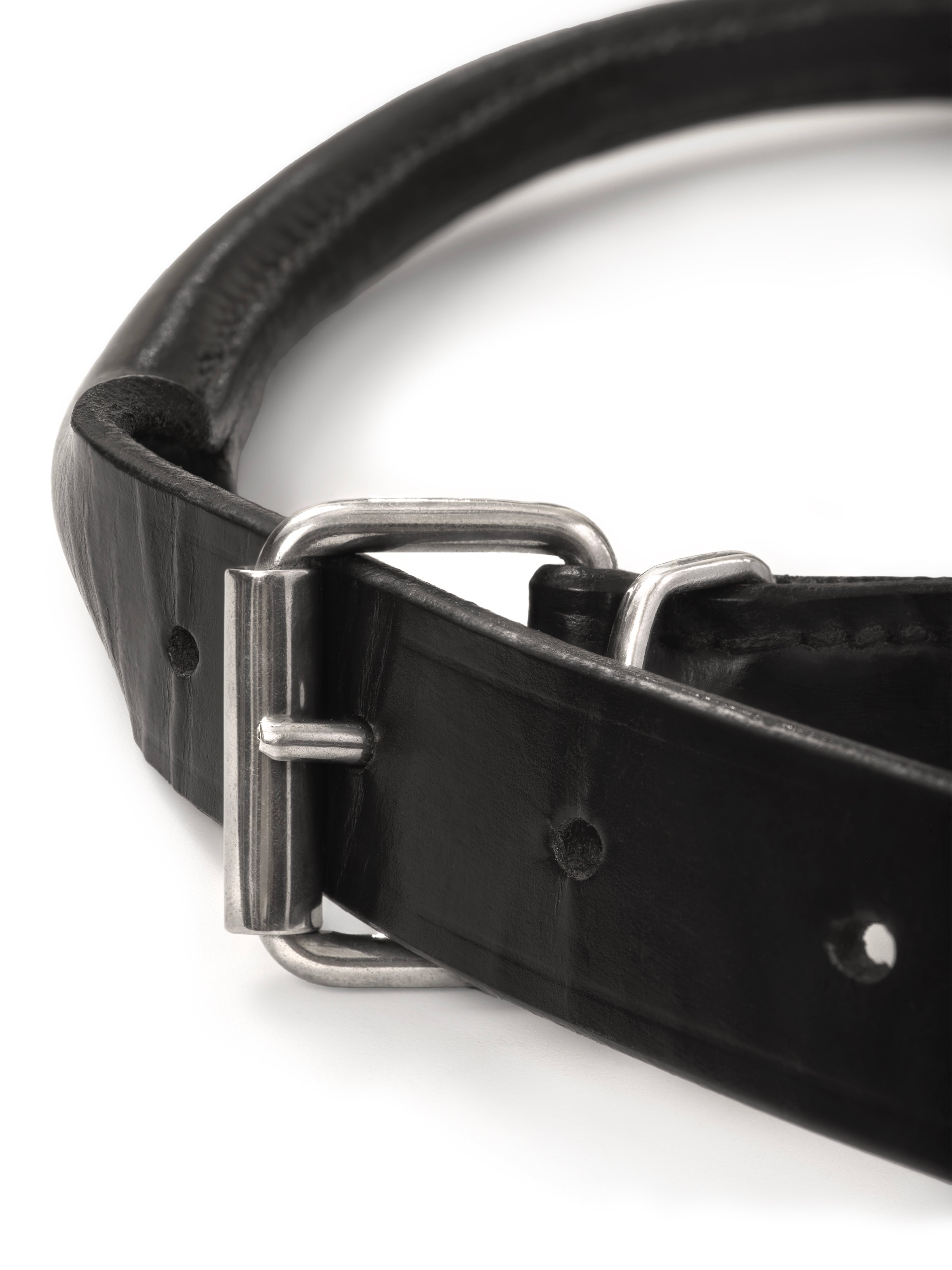 Rolled Leather Dog Collar thumbnail 8