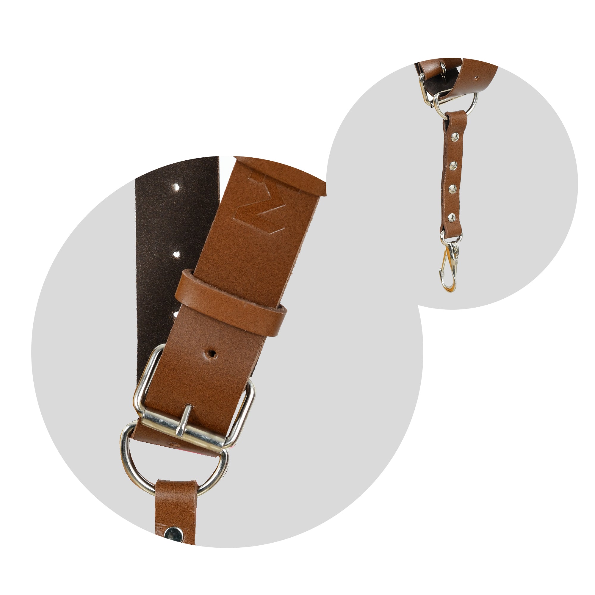 Double Camera Strap Harness - Brown thumbnail 4