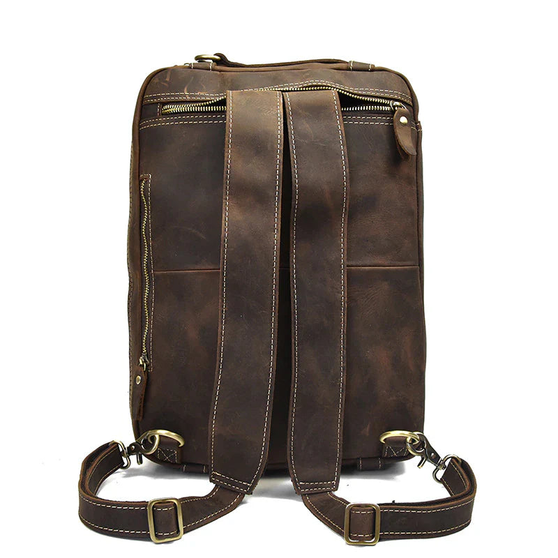 Dublin Leather Backpack Briefcase 2-In-1 thumbnail 12