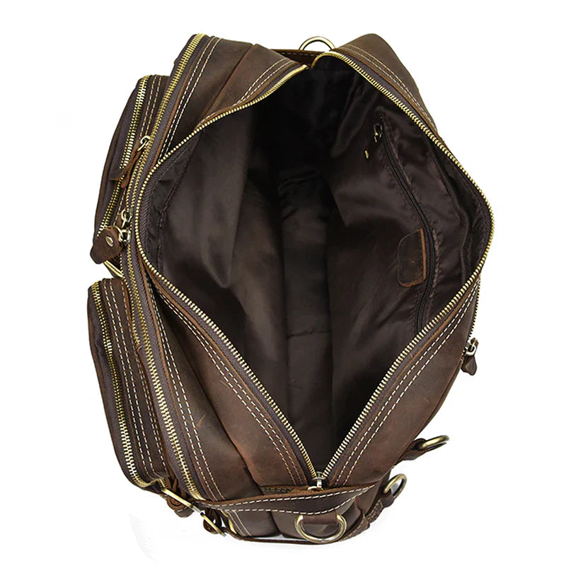 Dublin Leather Backpack Briefcase 2-In-1 thumbnail 13