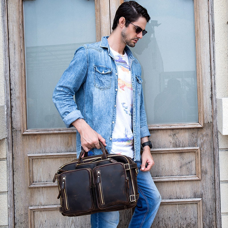 Dublin Leather Backpack Briefcase 2-In-1 thumbnail 2