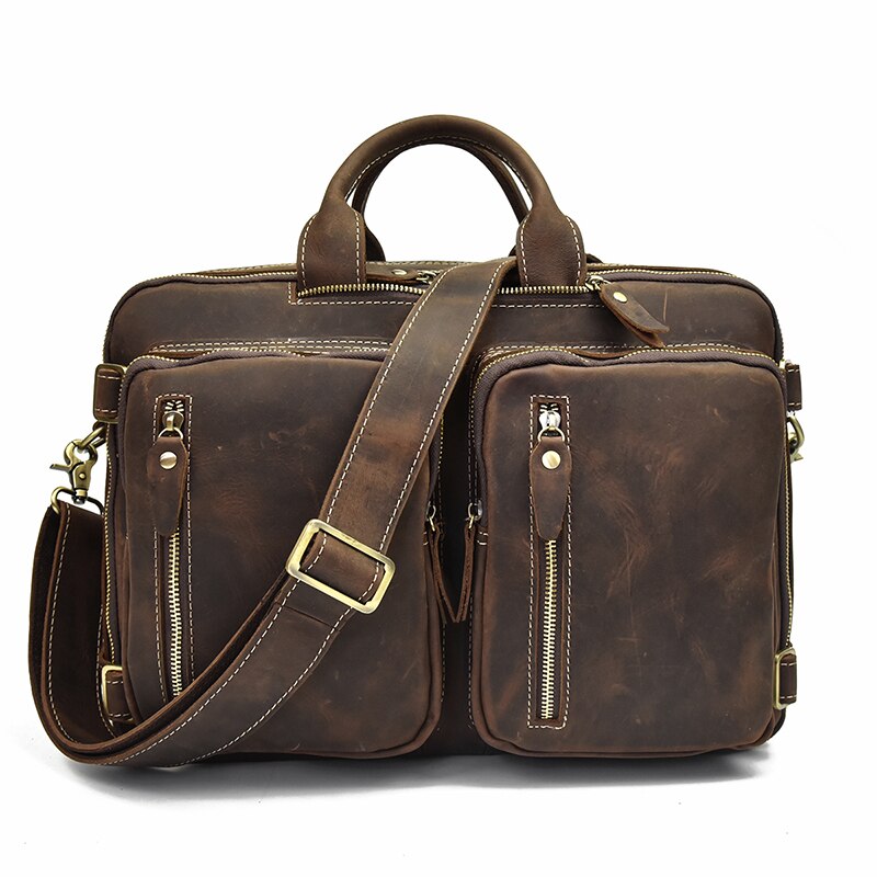Dublin Leather Backpack Briefcase 2-In-1 thumbnail 6