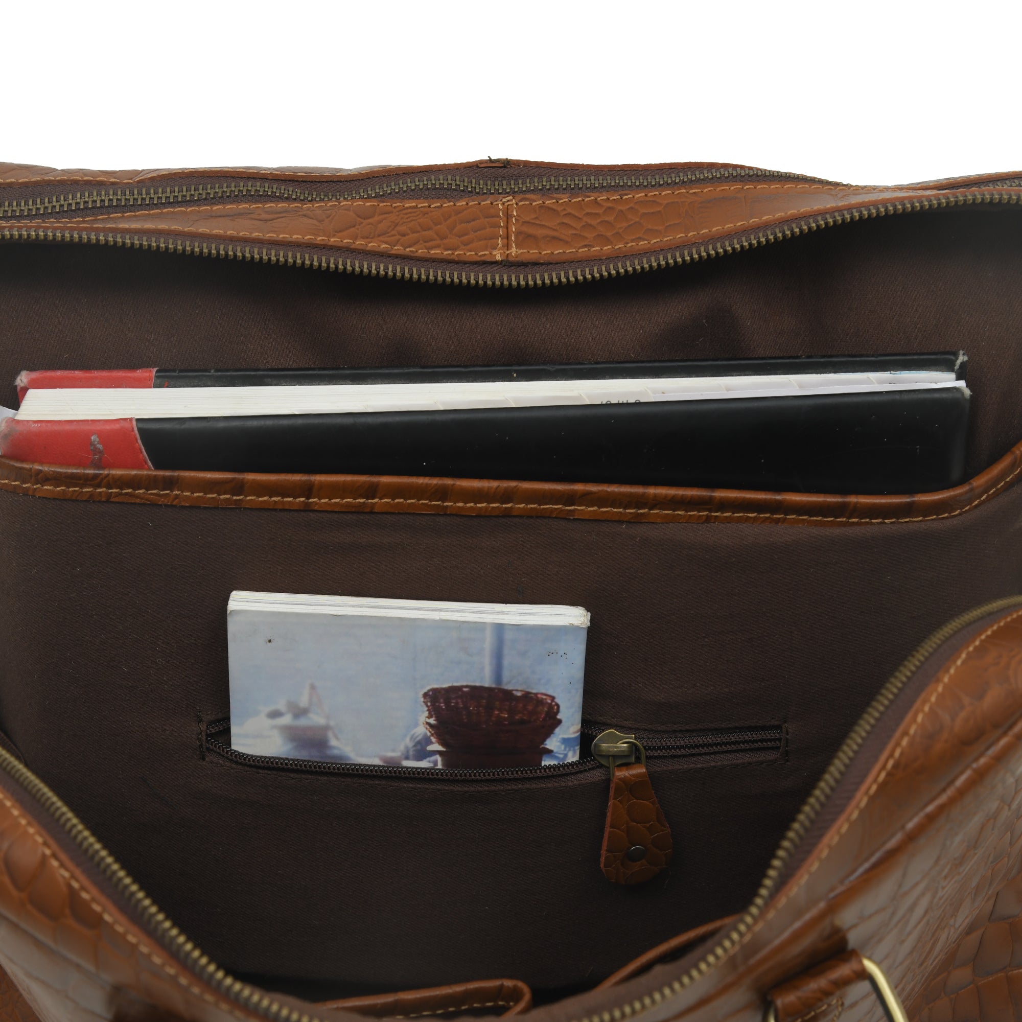 Easton Premium Buffalo Leather Laptop Office Briefcase thumbnail 11