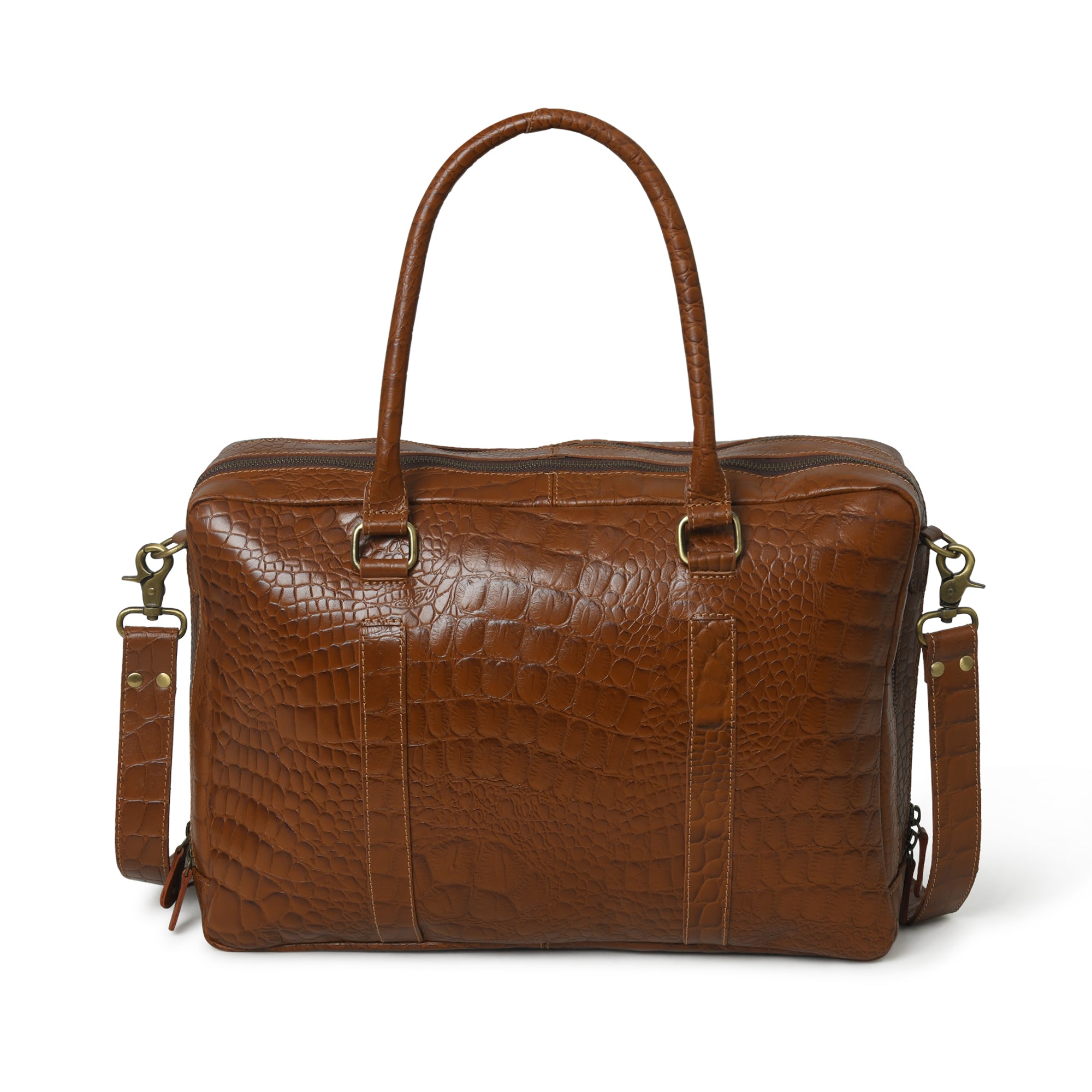 Easton Premium Buffalo Leather Laptop Office Briefcase thumbnail 5