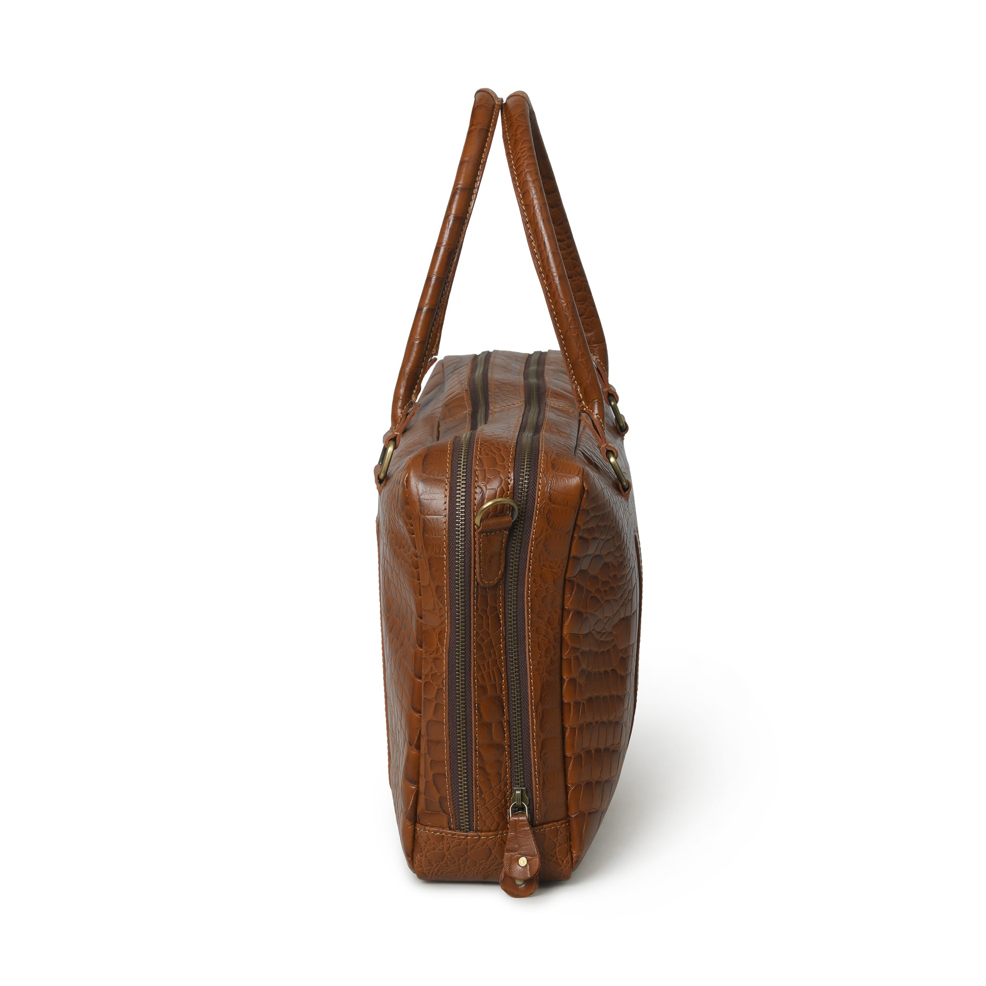 Easton Premium Buffalo Leather Laptop Office Briefcase thumbnail 7
