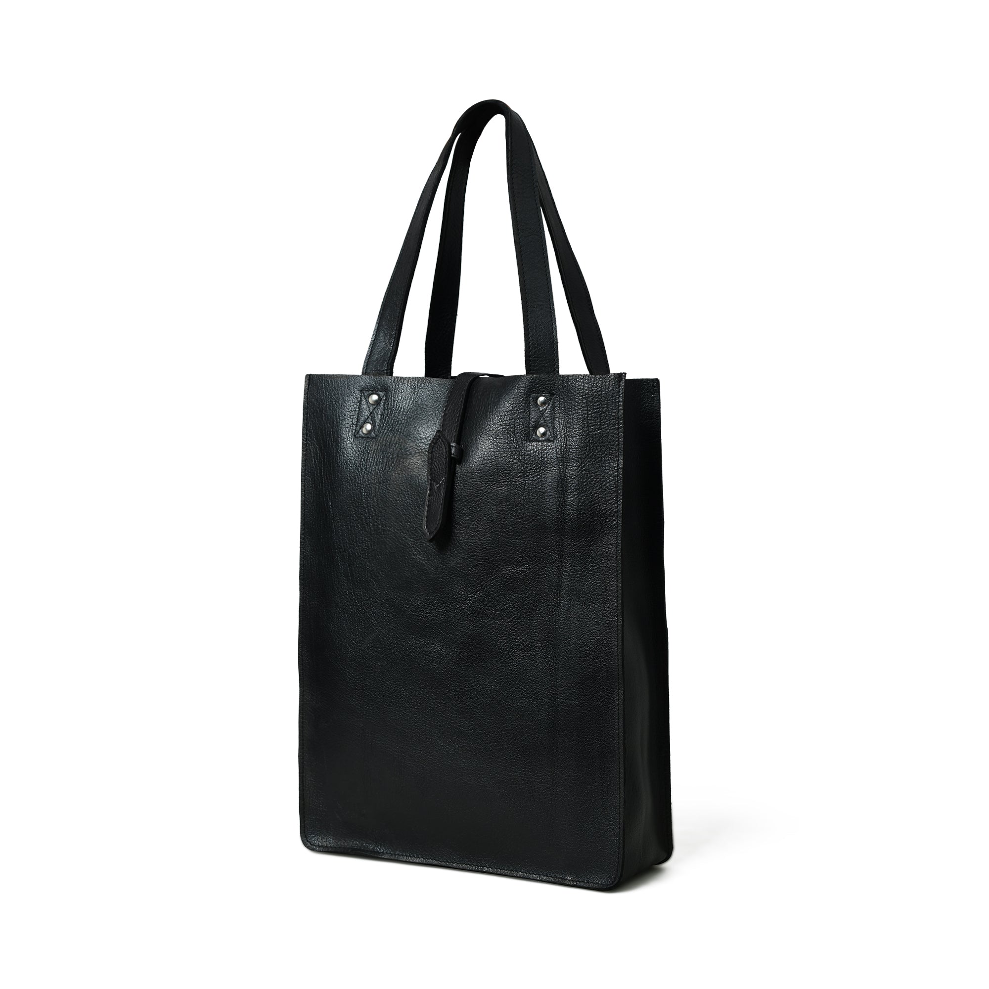 Ebony Elegance Leather Tote thumbnail 3