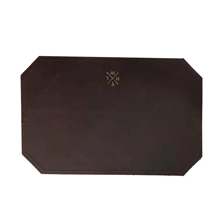Elegant Leather Dining Table Mats - Heat & Spill Resistant thumbnail 2