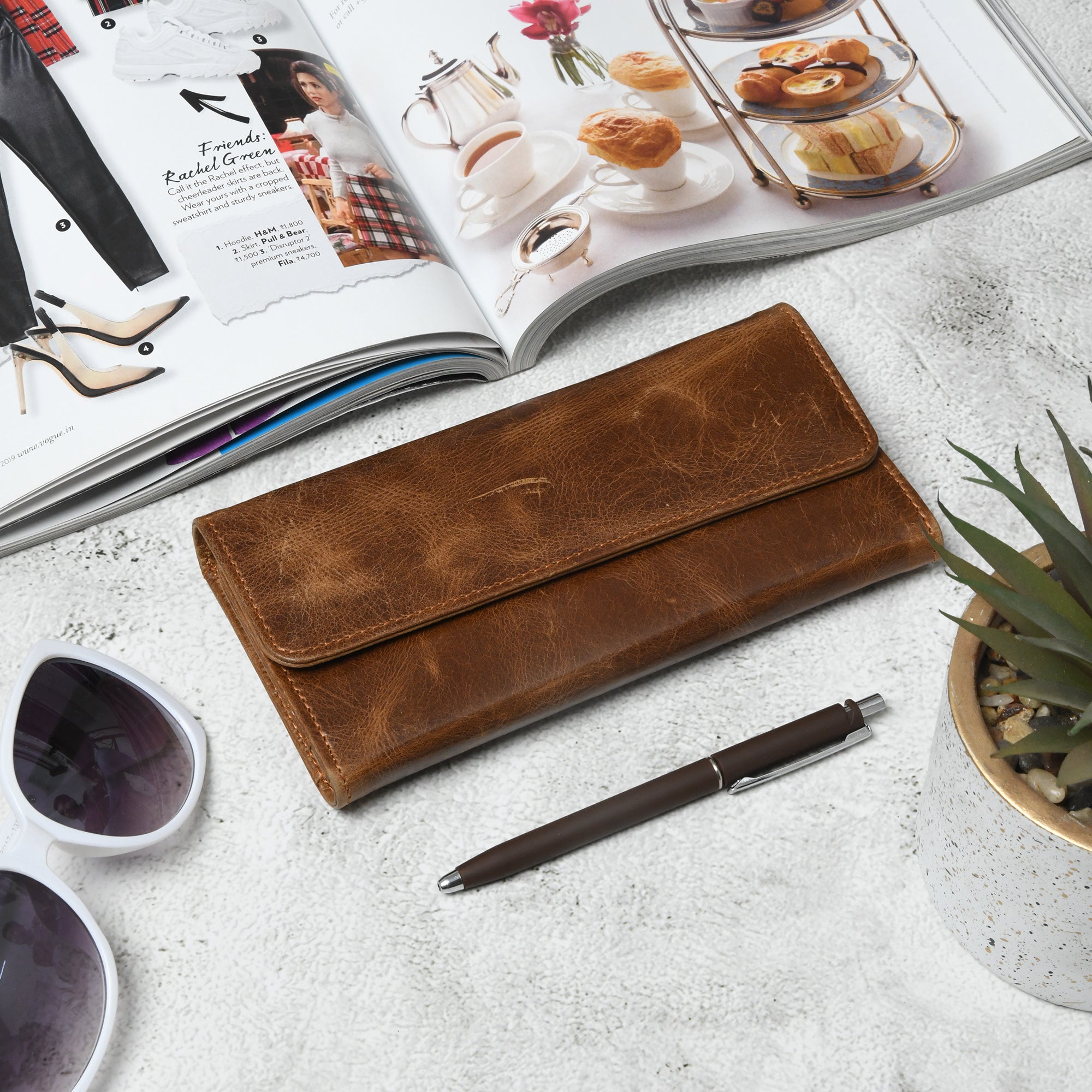 Ellison Women's Wallet - Tan Brown thumbnail 3