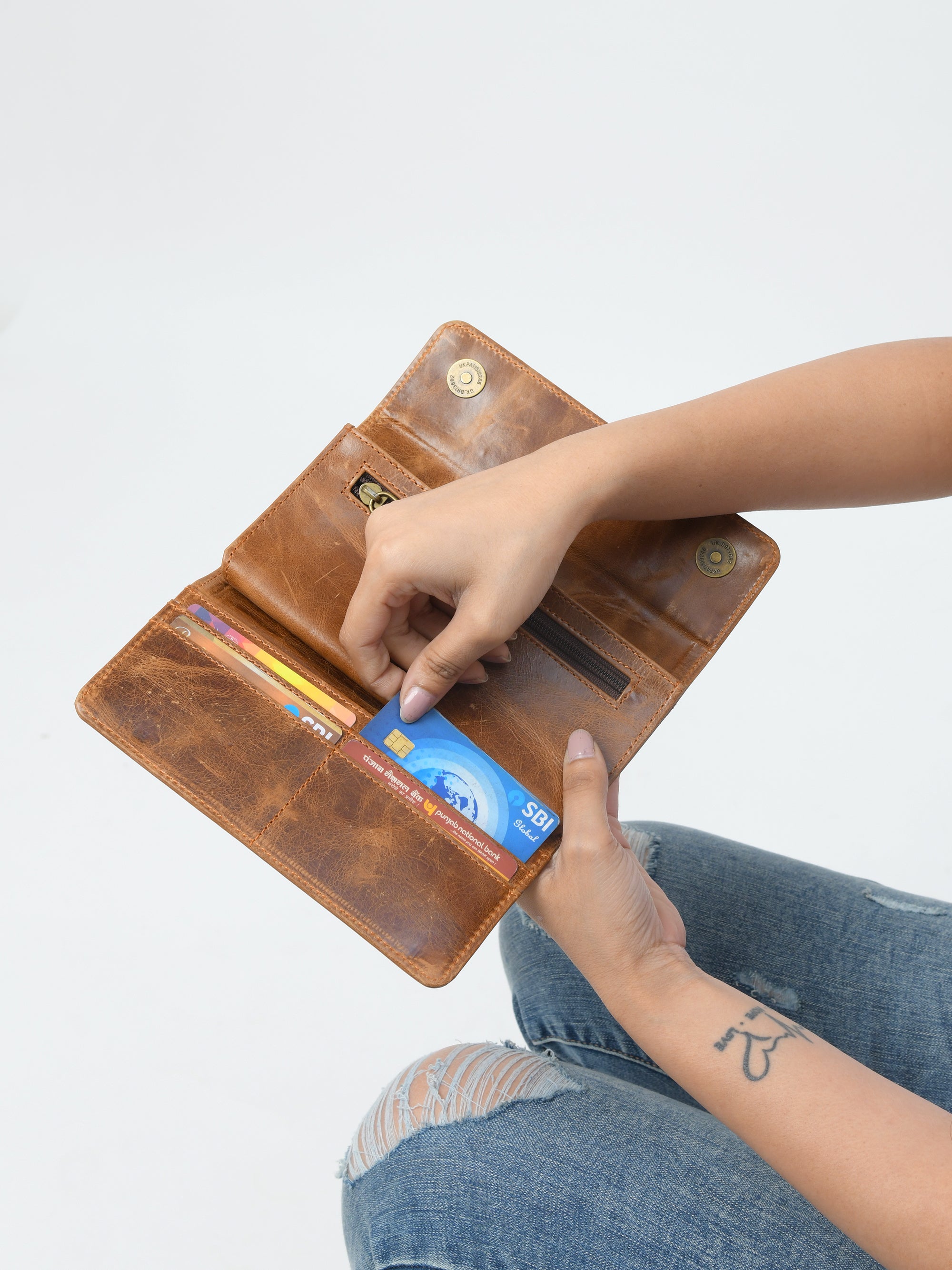Ellison Women's Wallet - Tan Brown thumbnail 4