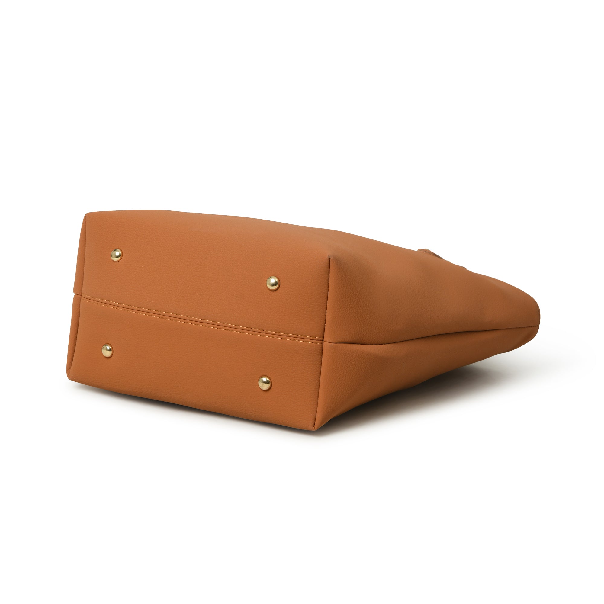 Era Vegan Leather Tote - Tan Brown thumbnail 5