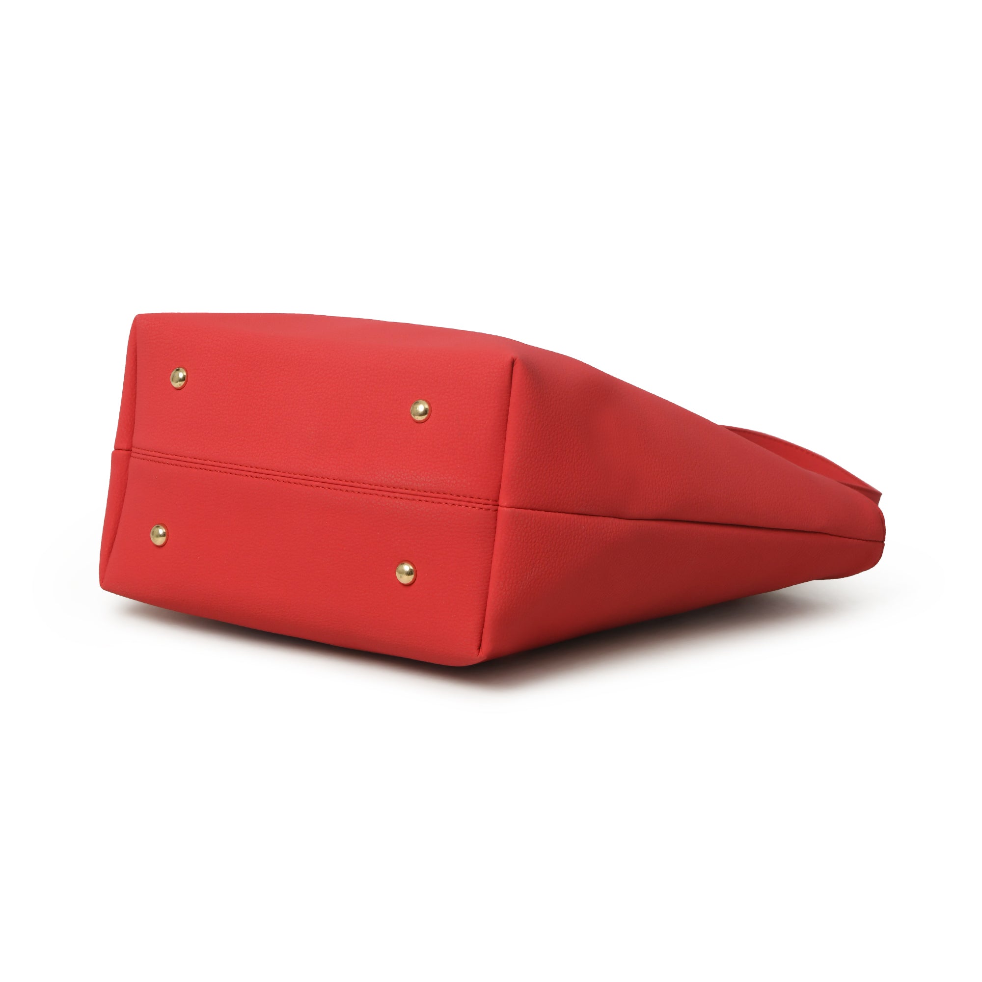 Era Vegan Leather Tote - Coral Red thumbnail 5