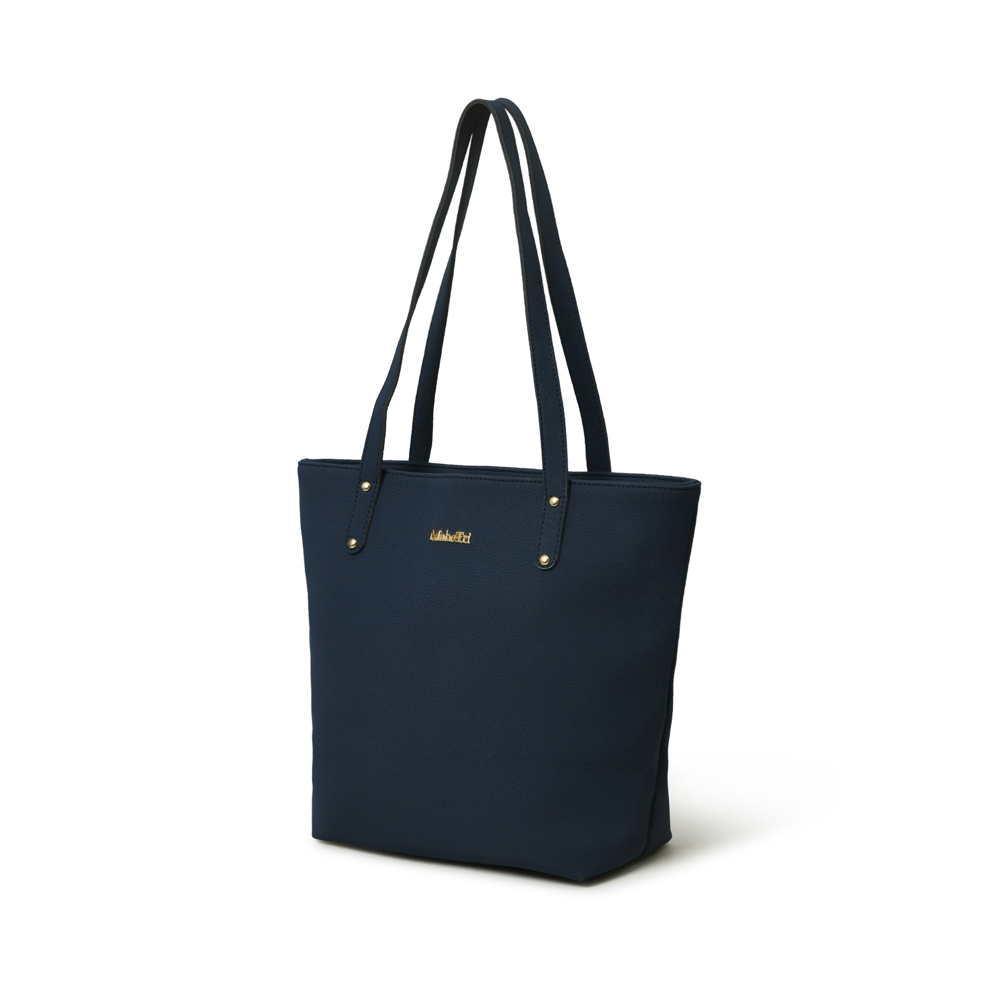 Era Vegan Leather Tote - Navy Blue thumbnail 3