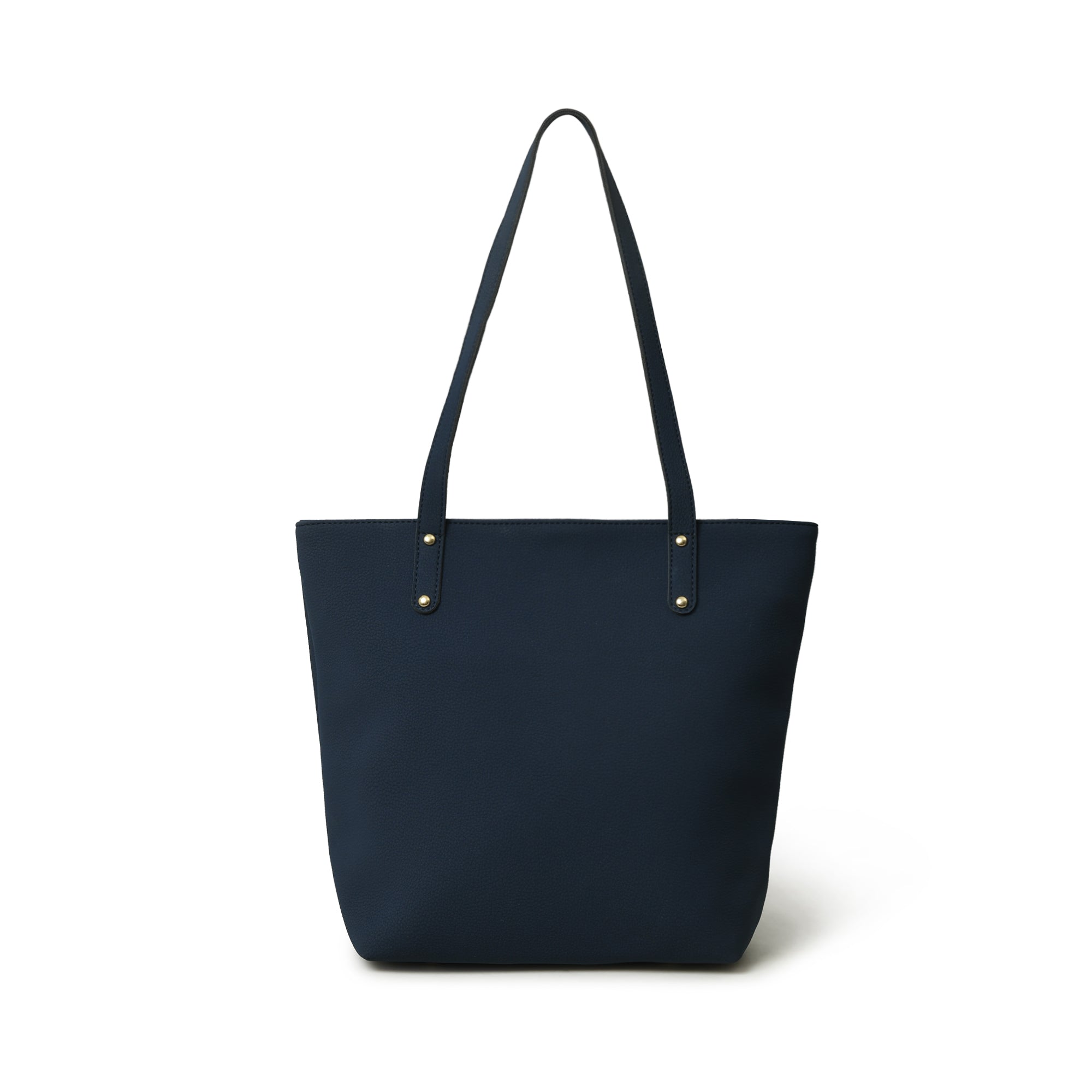 Era Vegan Leather Tote - Navy Blue thumbnail 4