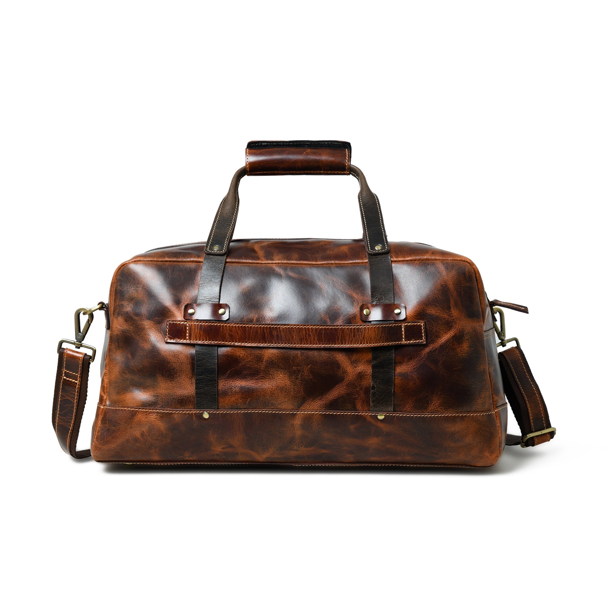 Espresso Elegance Carry On Duffle, Saddle Tan thumbnail 5