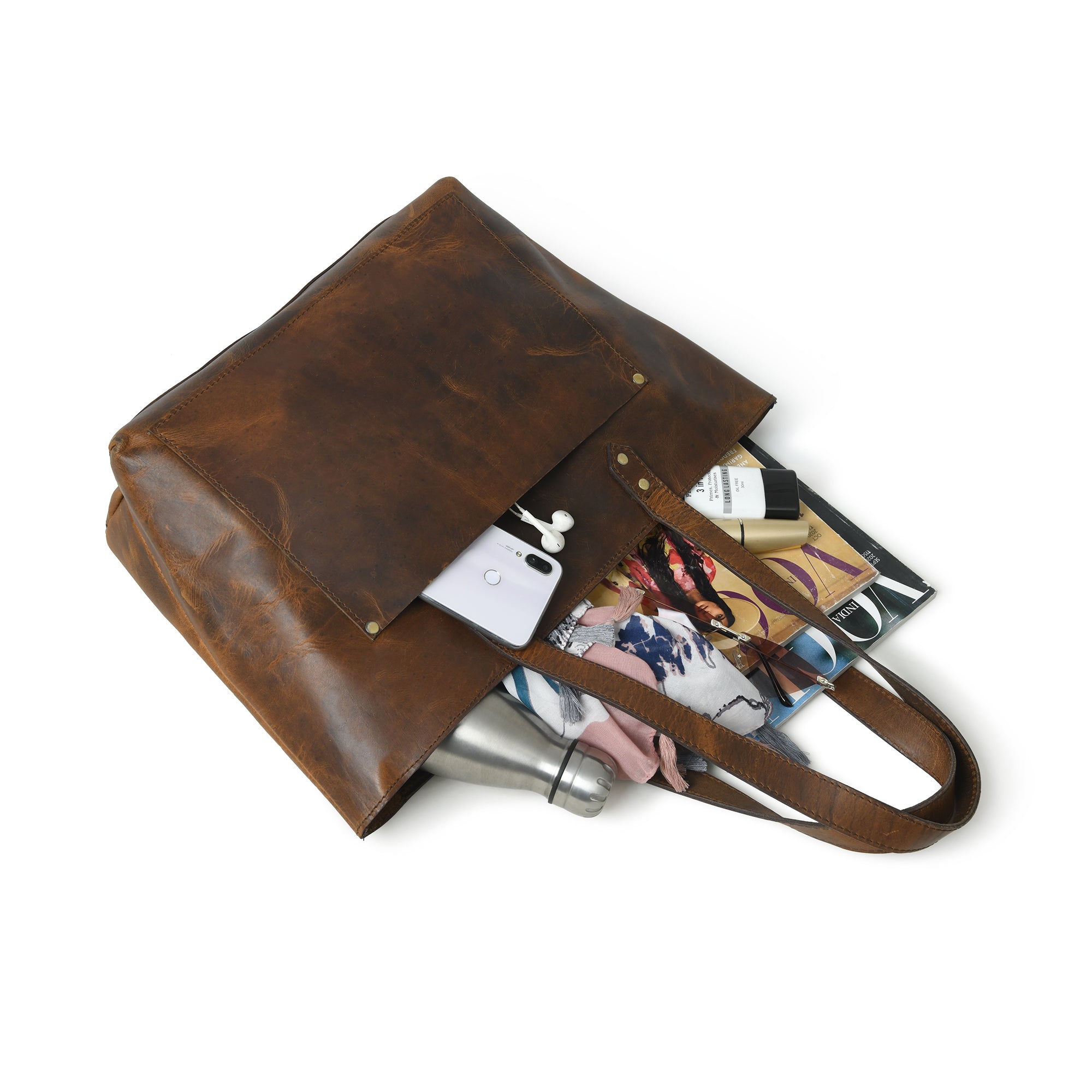 Essential Work Tote - Brown thumbnail 7