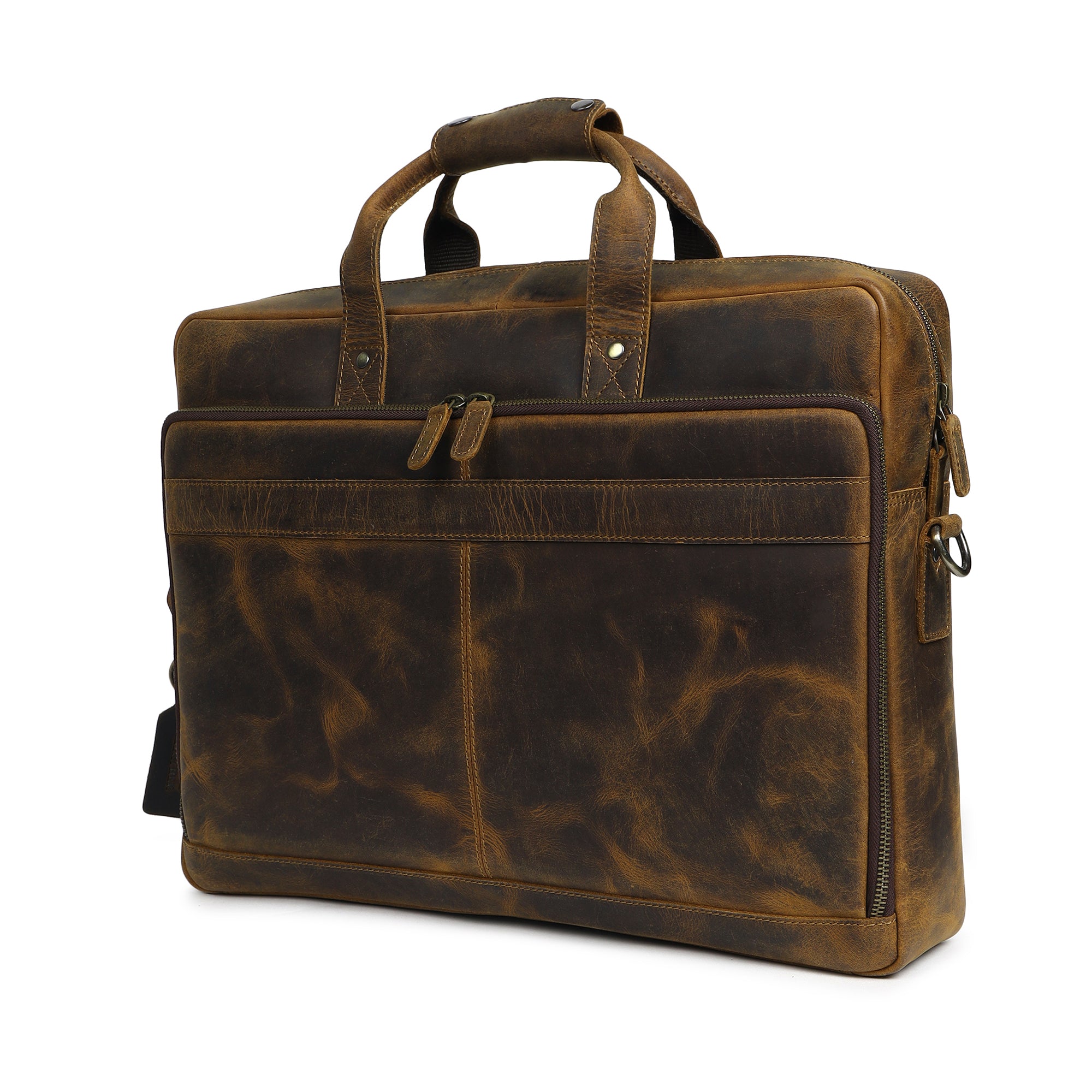 European Hunter Leather Briefcase thumbnail 2