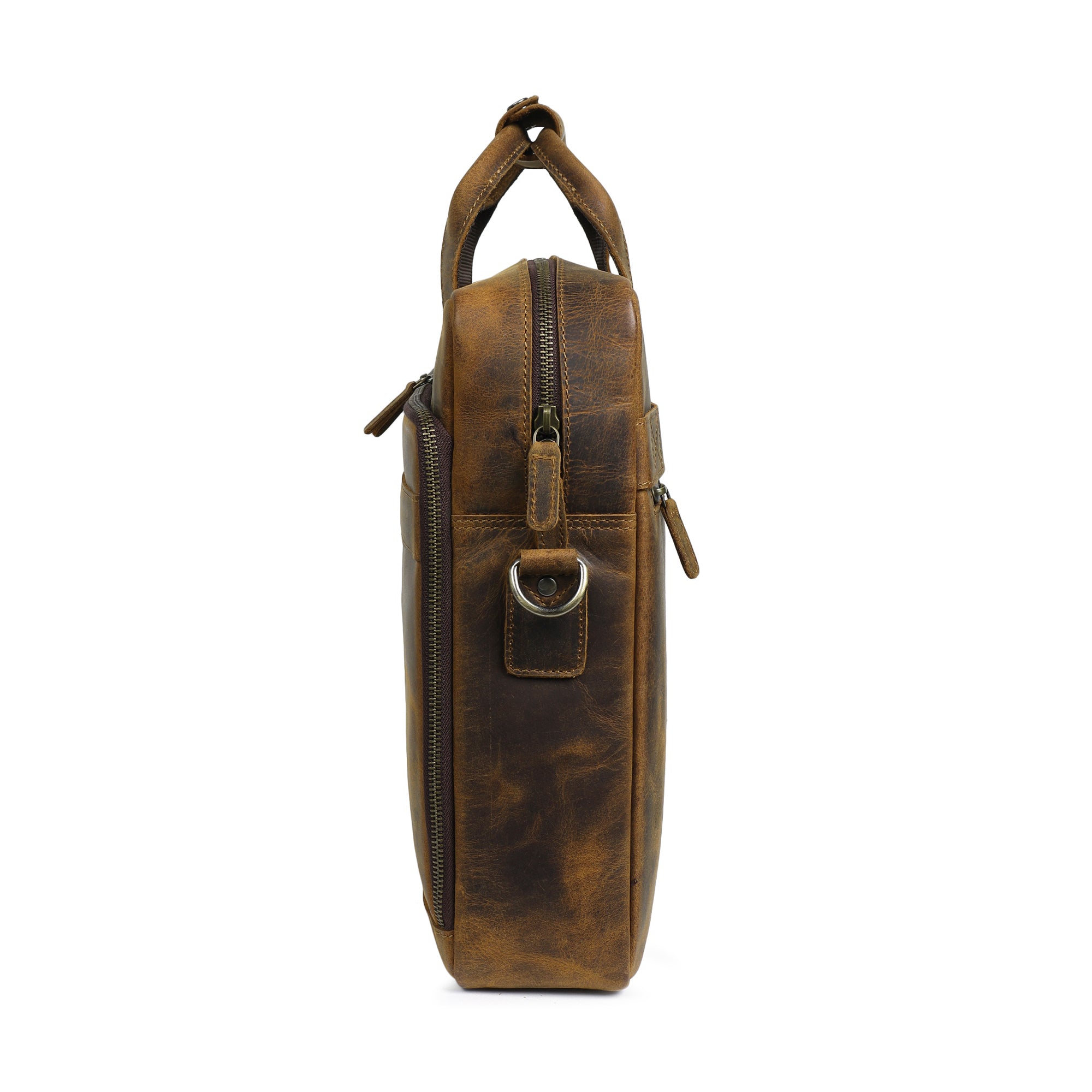 European Hunter Leather Briefcase thumbnail 3