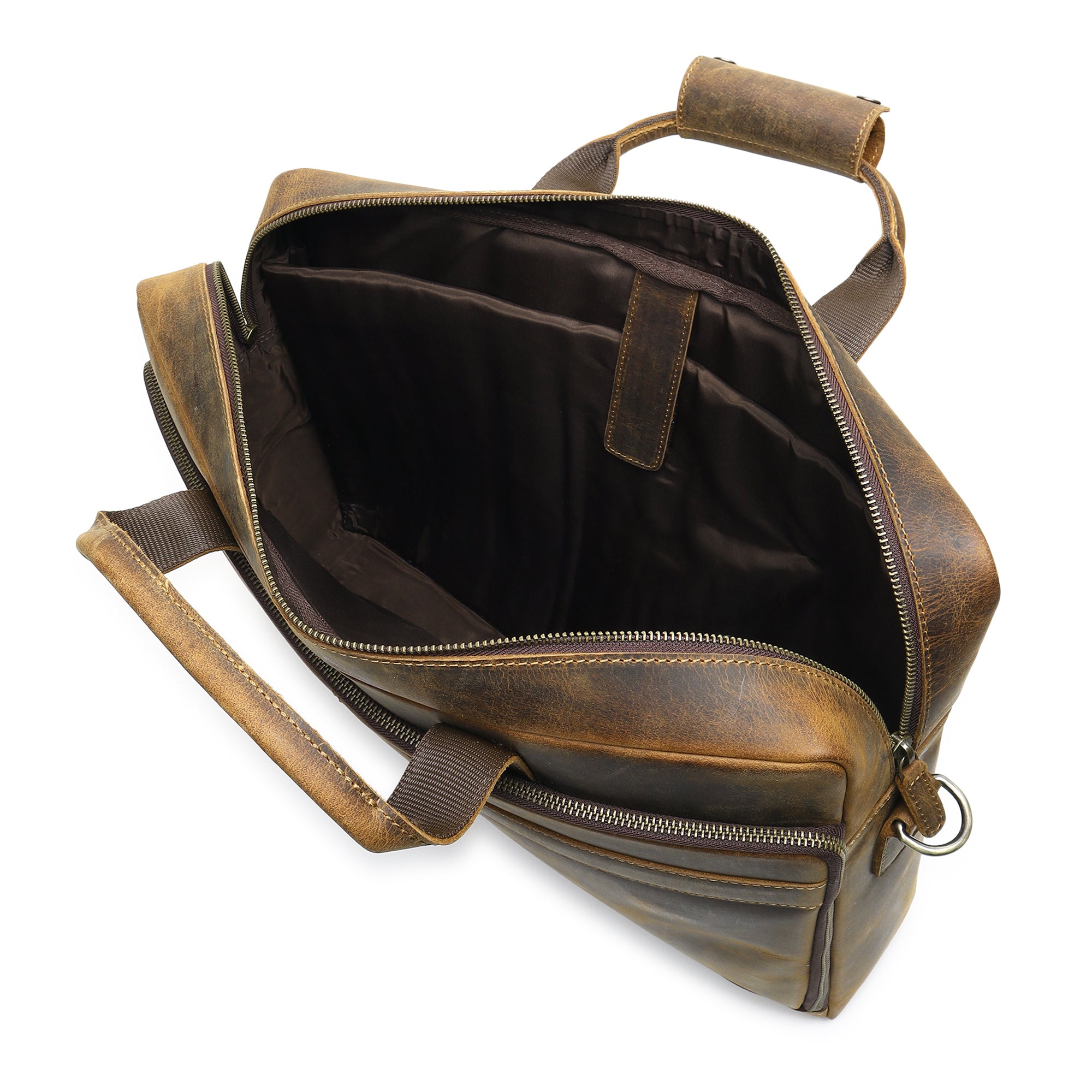 European Hunter Leather Briefcase thumbnail 4