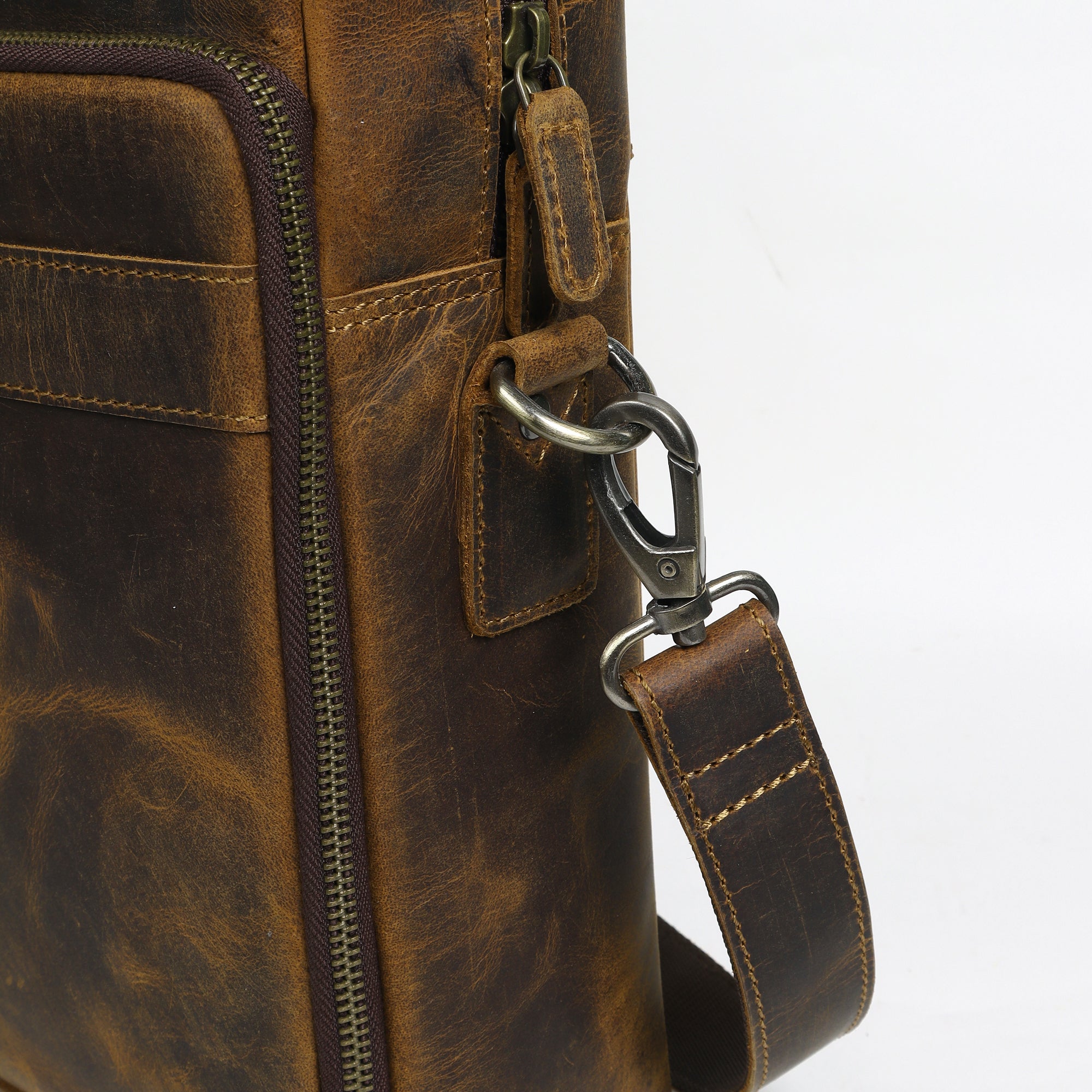 European Hunter Leather Briefcase thumbnail 7