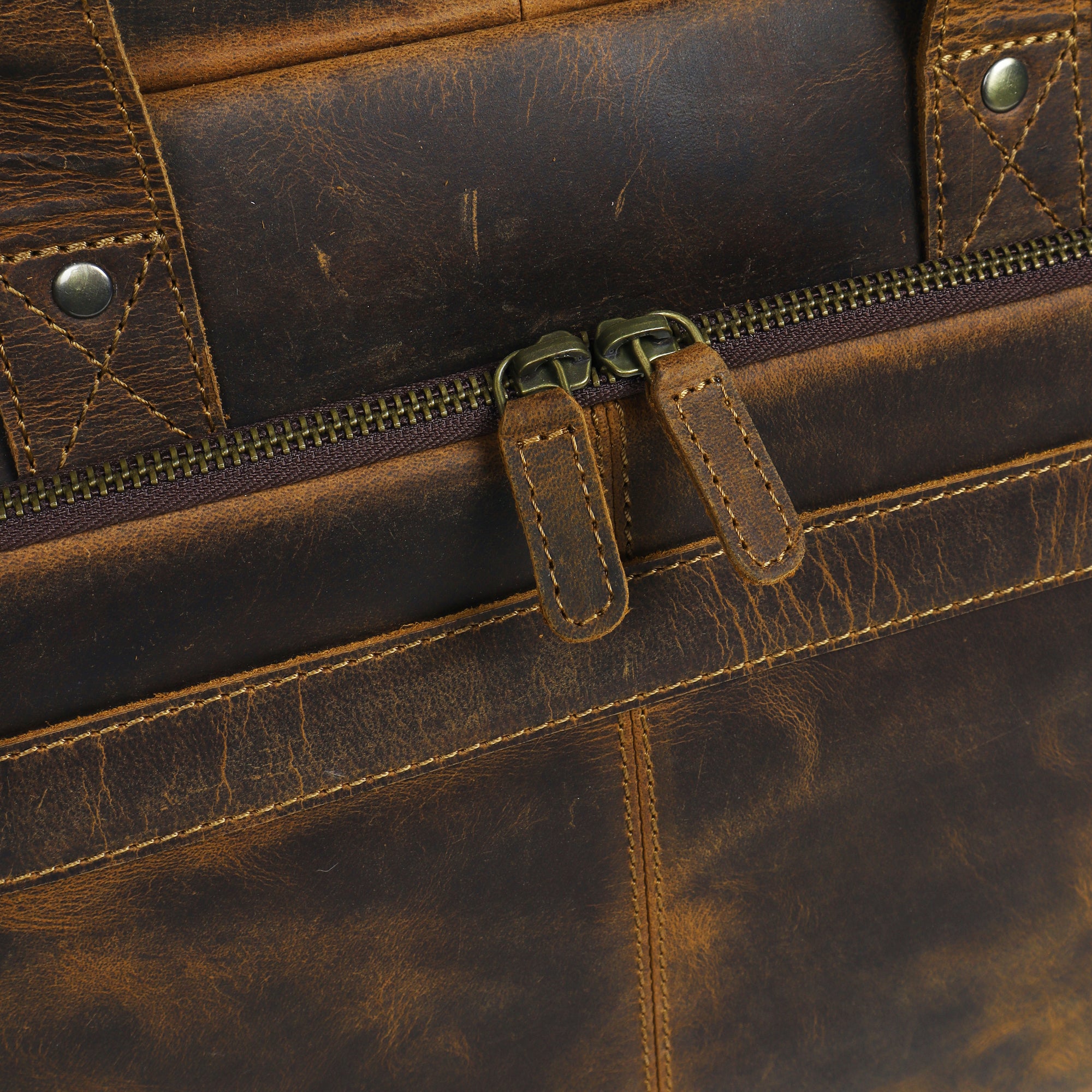 European Hunter Leather Briefcase thumbnail 8