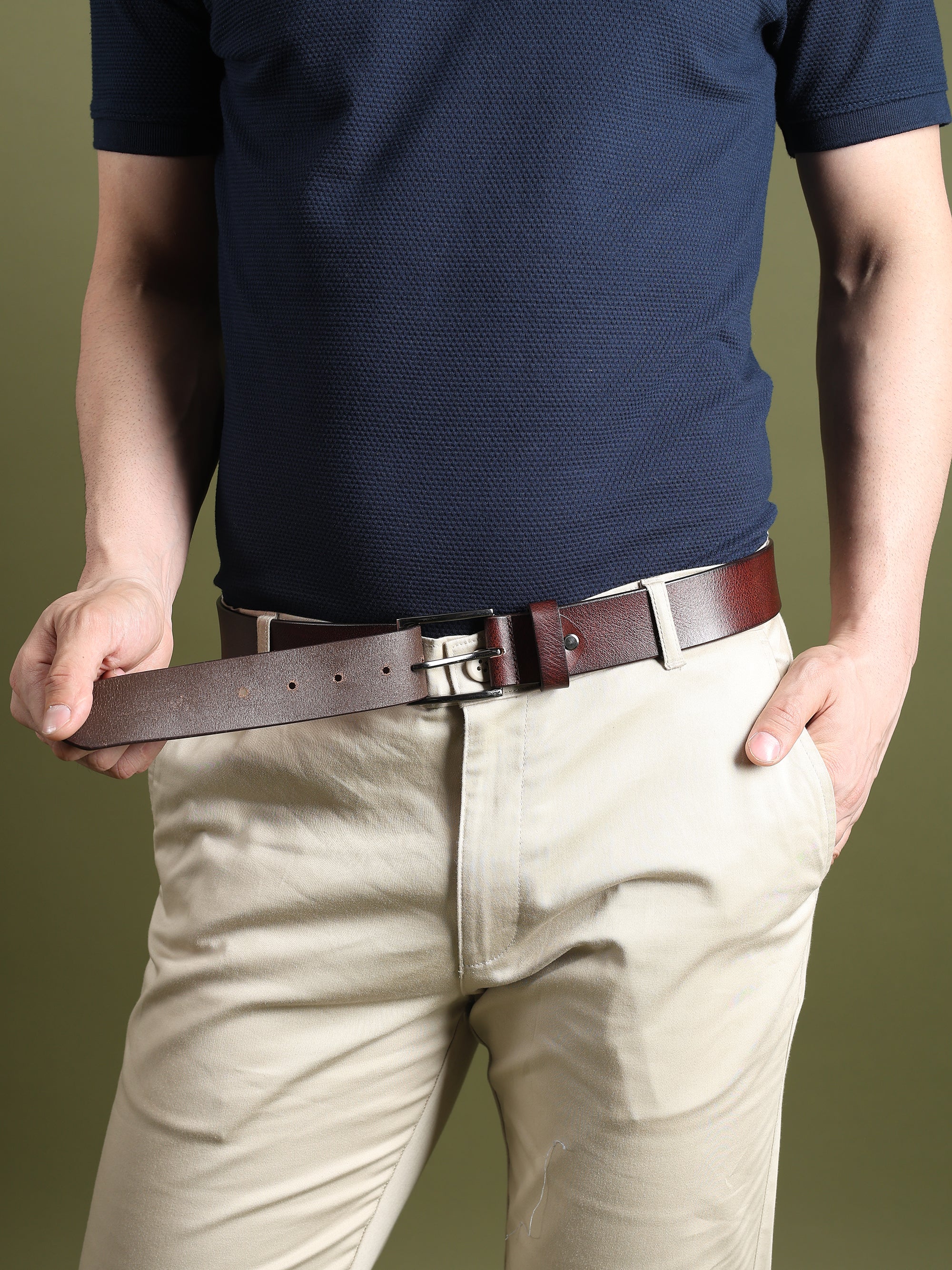 Everyday Mens Leather Belt thumbnail 36