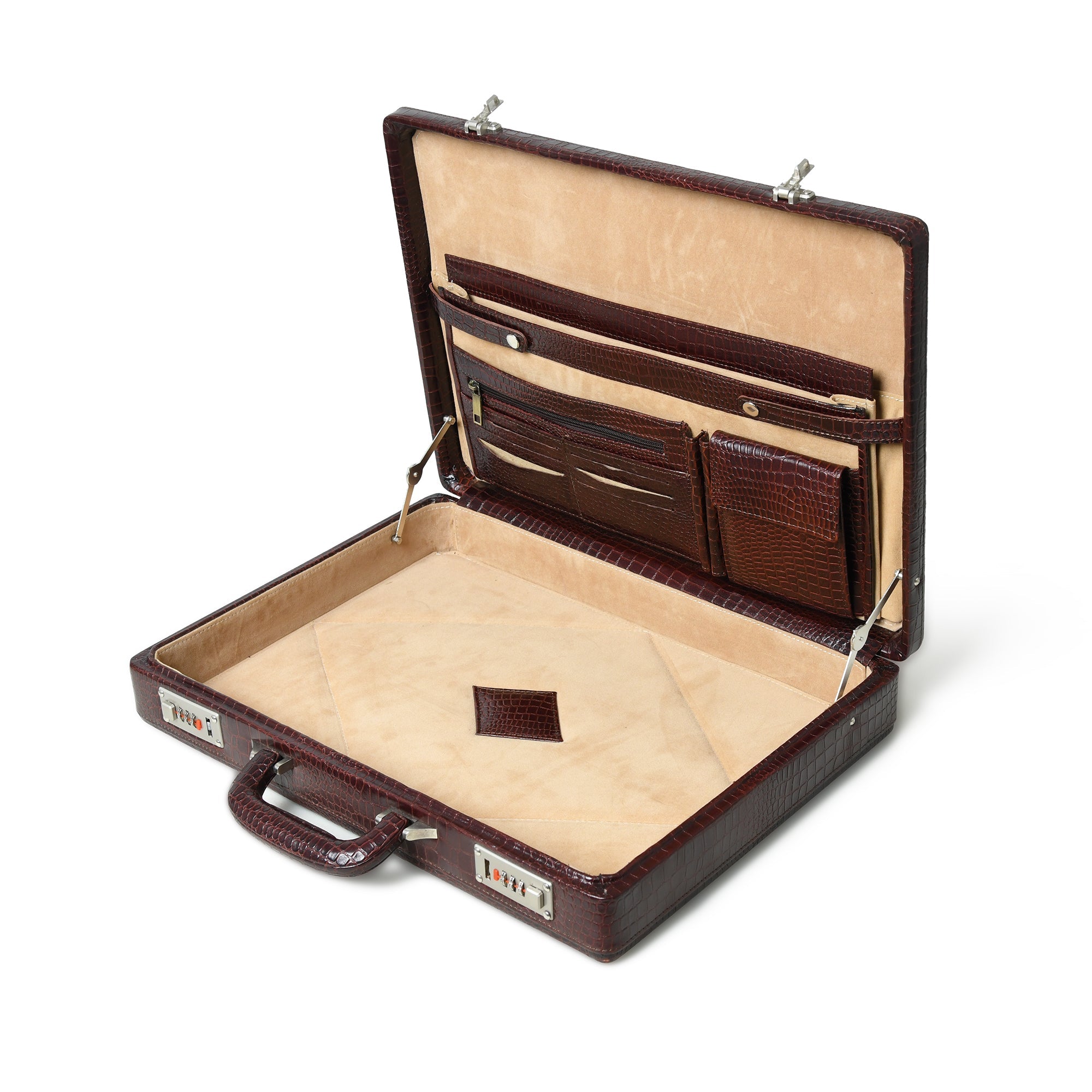 Executive Croco Leather Briefcase/Suitcase thumbnail 6
