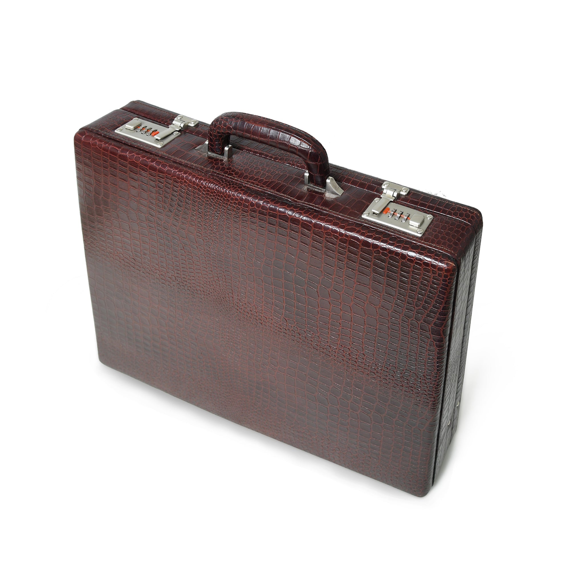 Executive Croco Leather Briefcase/Suitcase thumbnail 7