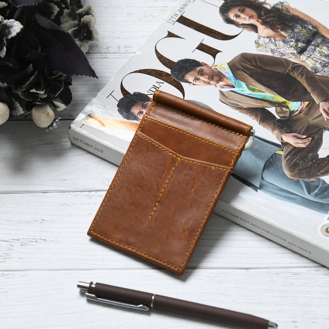 Finley Money Clipper - Tan Brown thumbnail 4