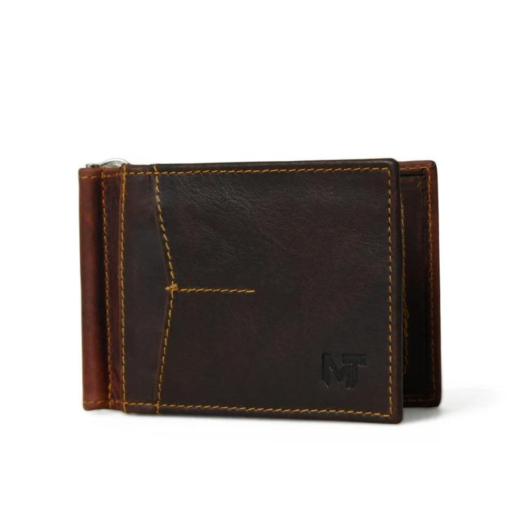Finley Money Clipper - Walnut Brown
