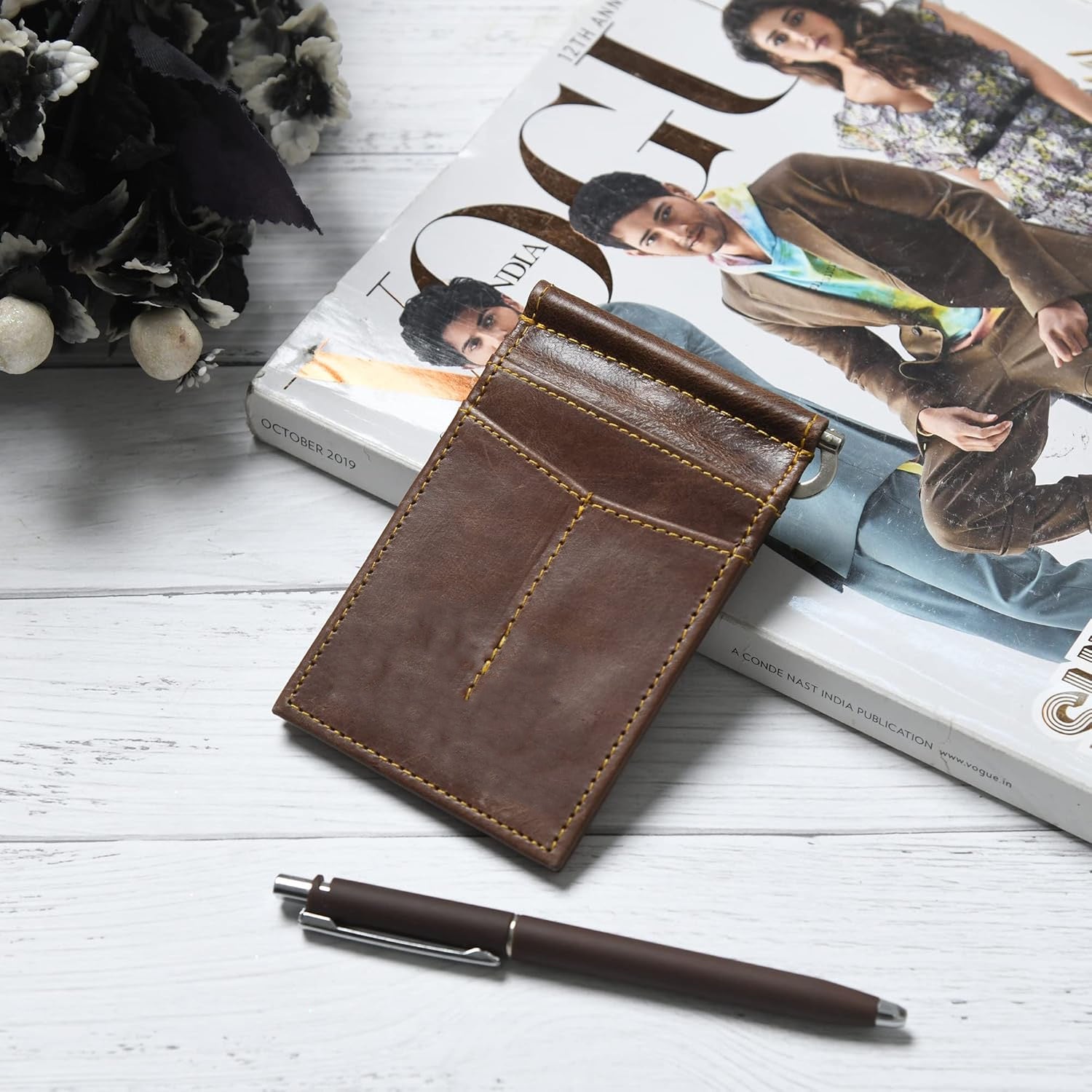 Finley Money Clipper - Walnut Brown thumbnail 4