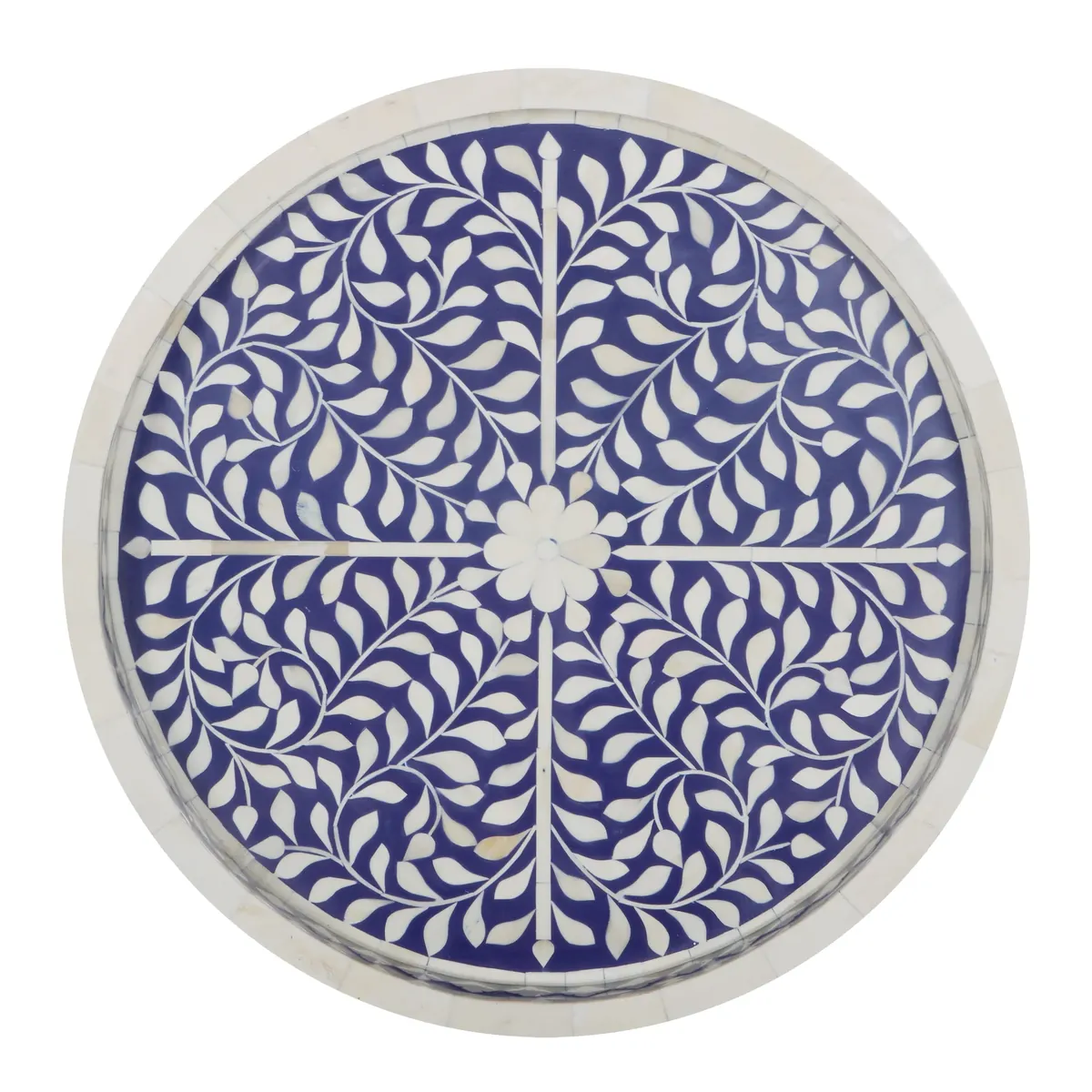 Floral Bone Inlay Decorative Tray thumbnail 2