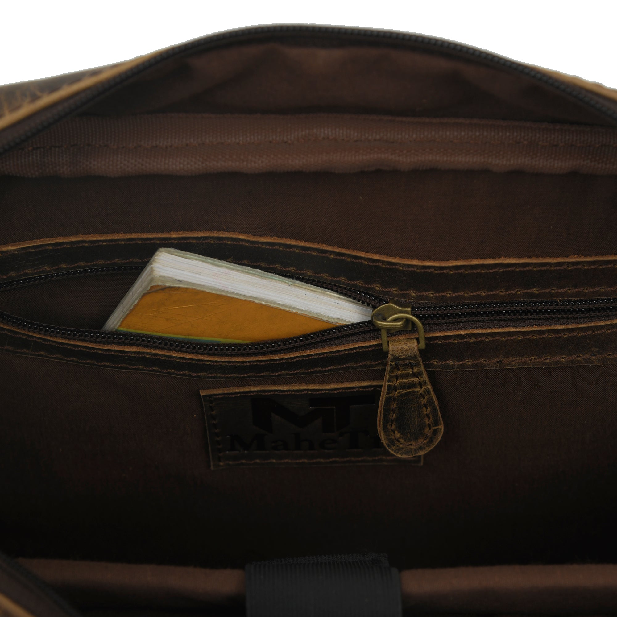 Floyd Handmade Buffalo Leather Office Briefcase thumbnail 9