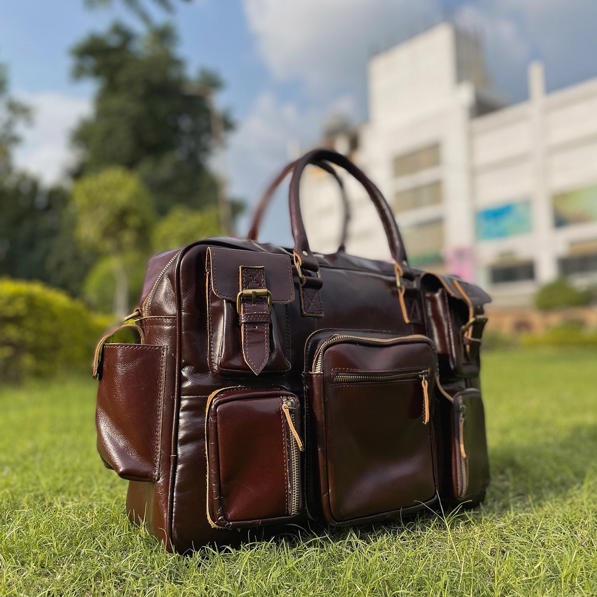 Norman Lustrous Briefcase thumbnail 3