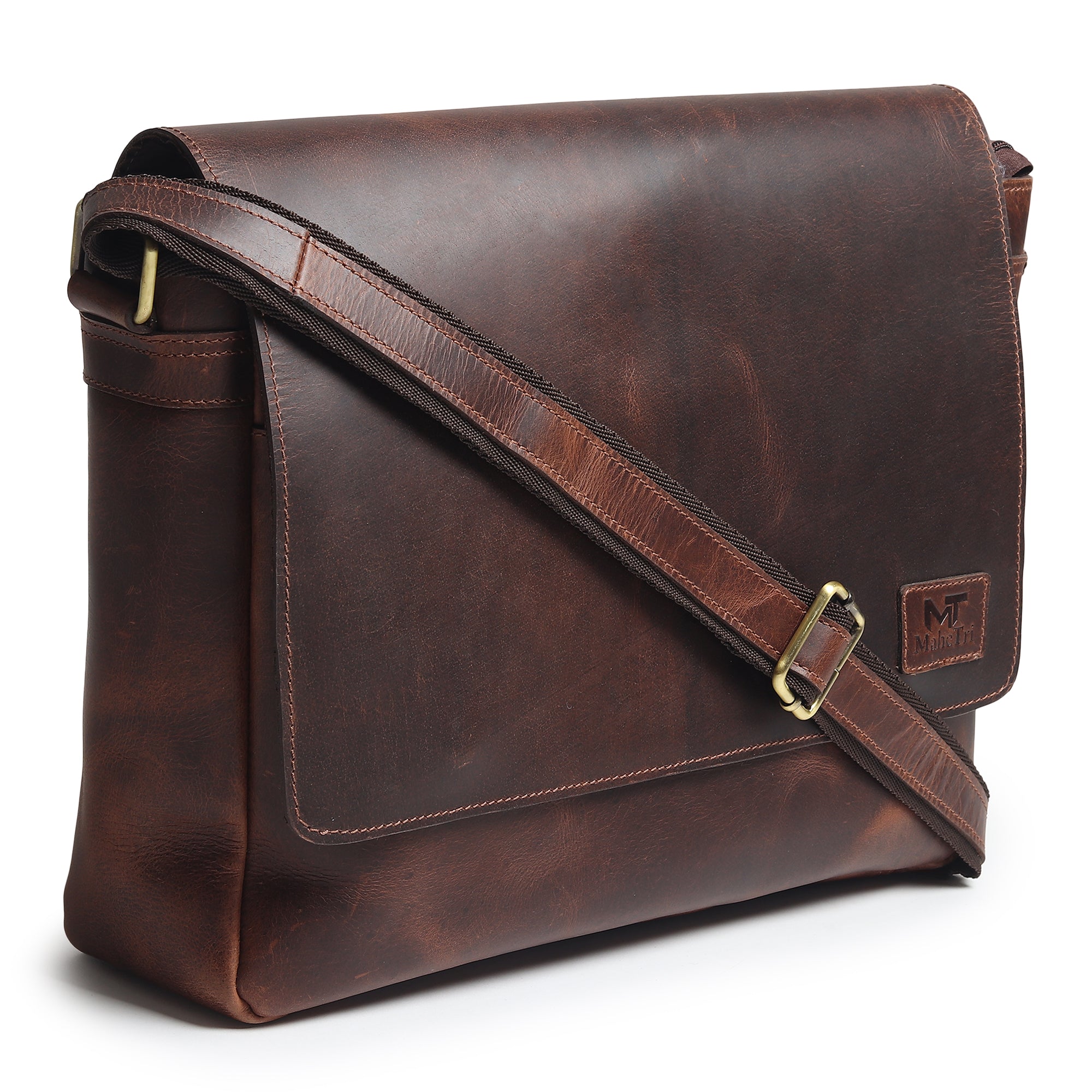 Genuine Sitka Leather Laptop Bag thumbnail 2