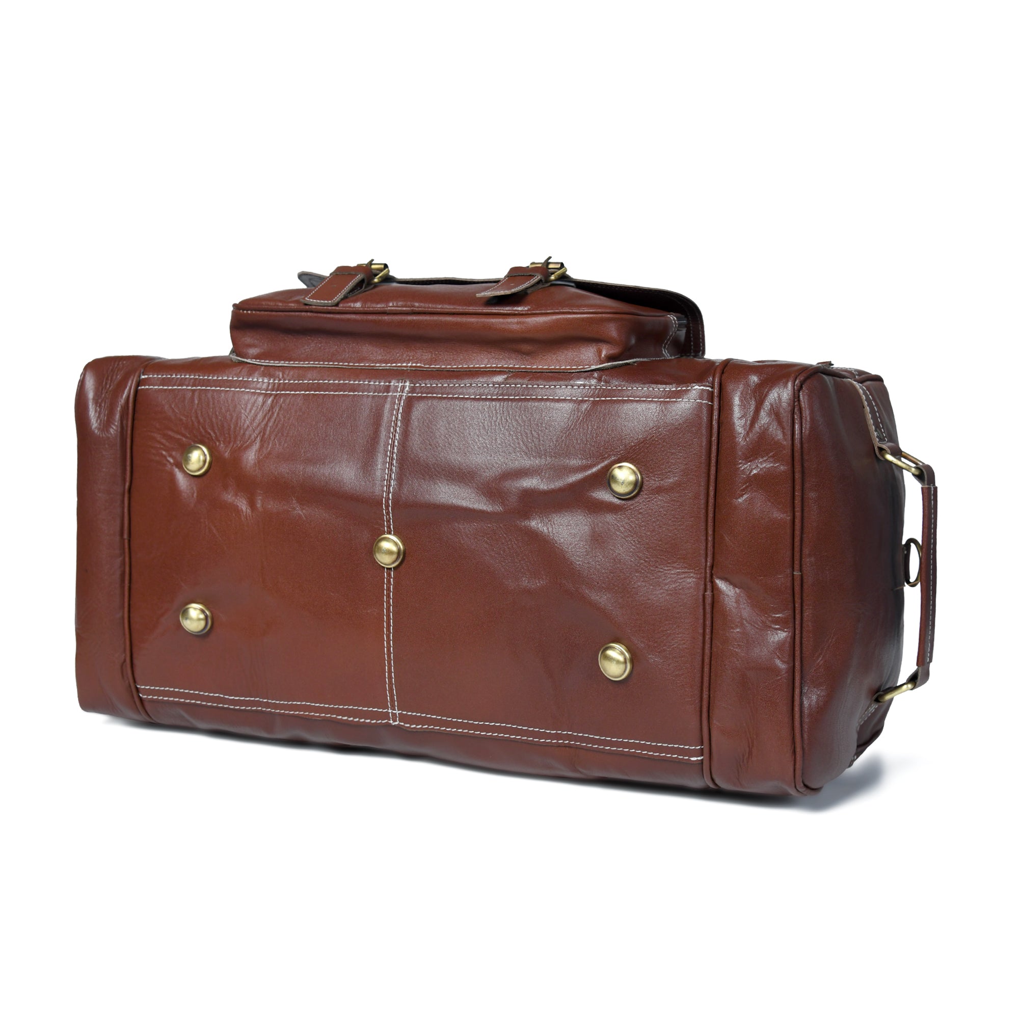 Genuine Leather Travel Duffle Bag thumbnail 24