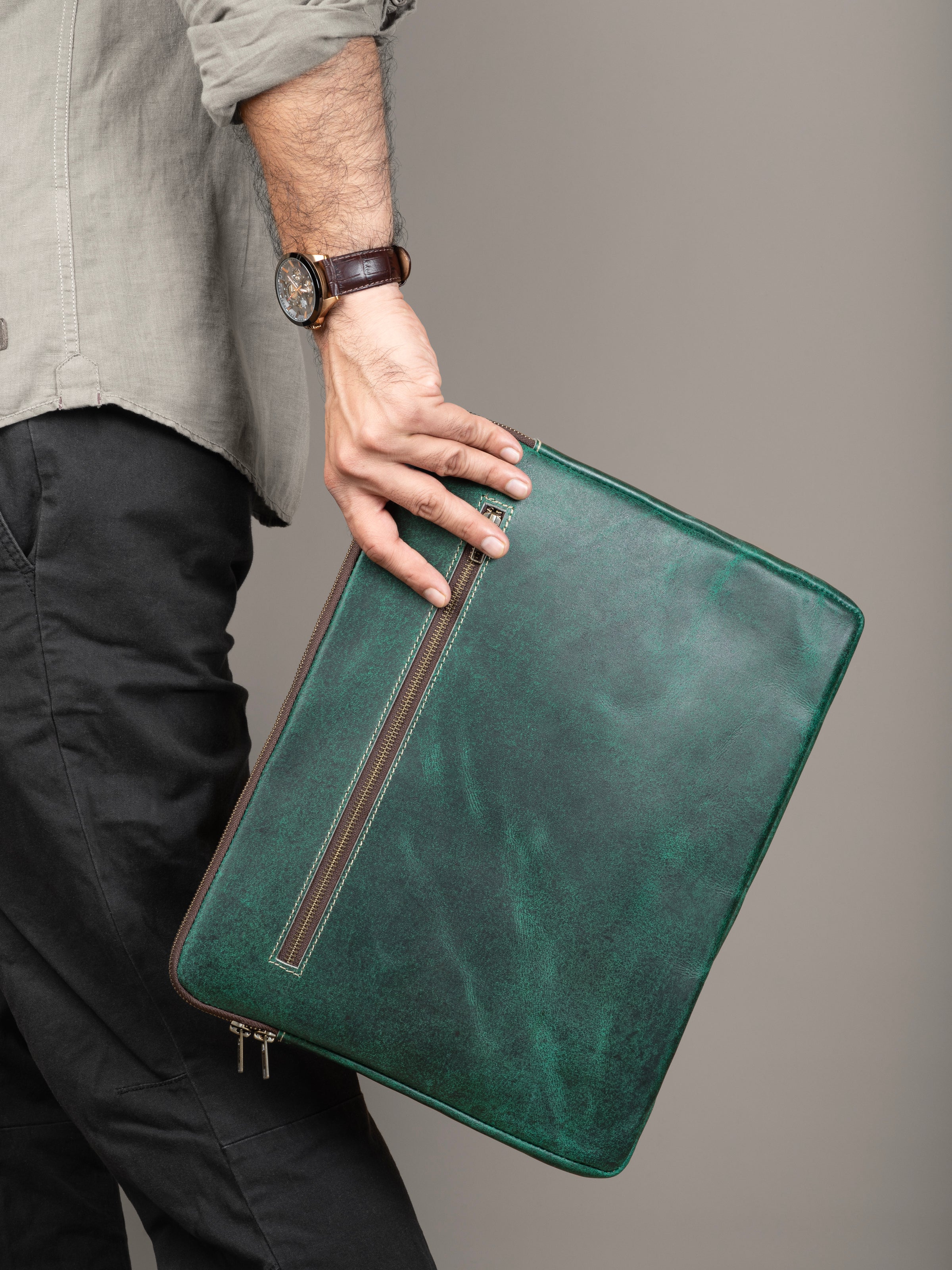 Green Laptop Sleeve thumbnail 13