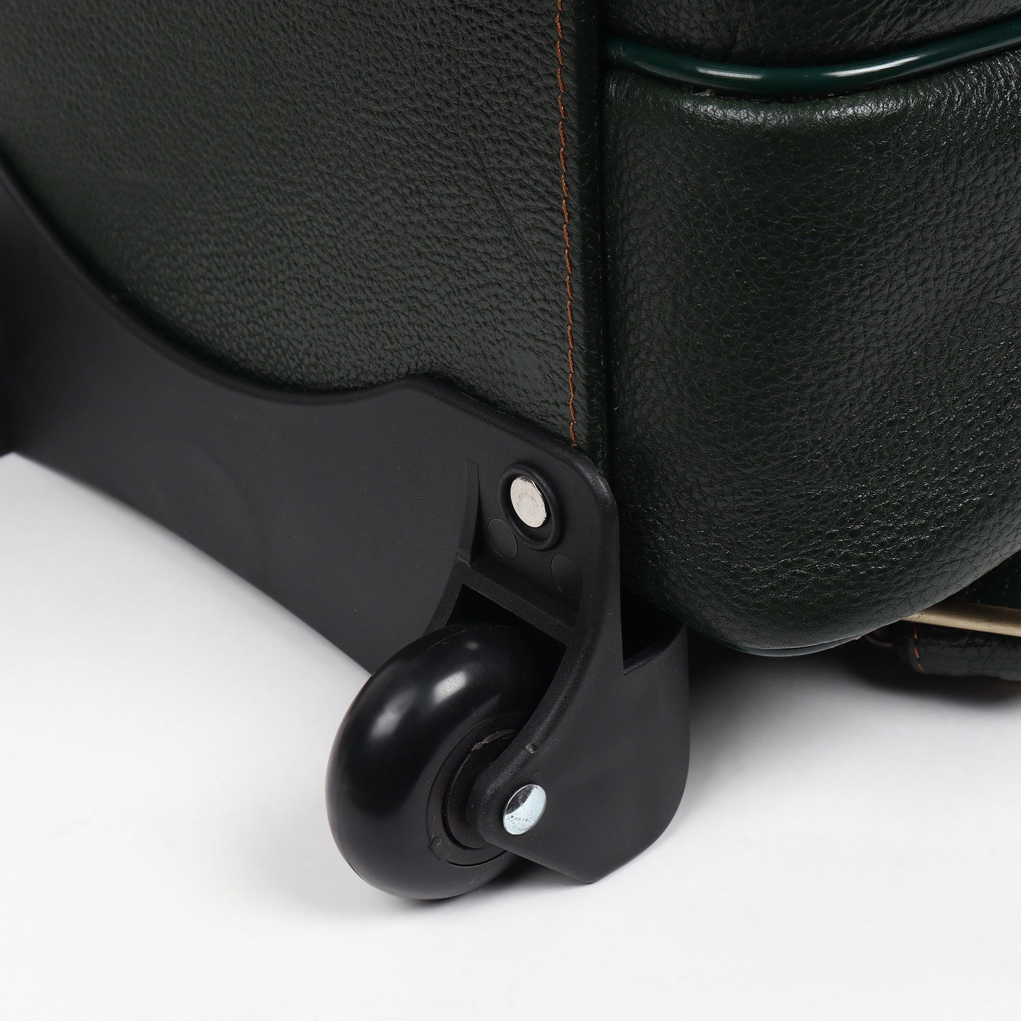 Green Trolley Leather Backpack thumbnail 9