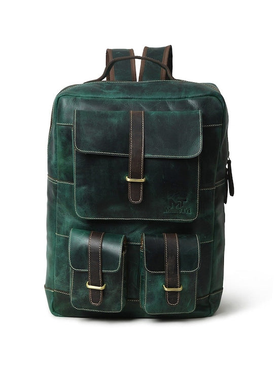 Greenfield Premium Leather Backpack thumbnail 2