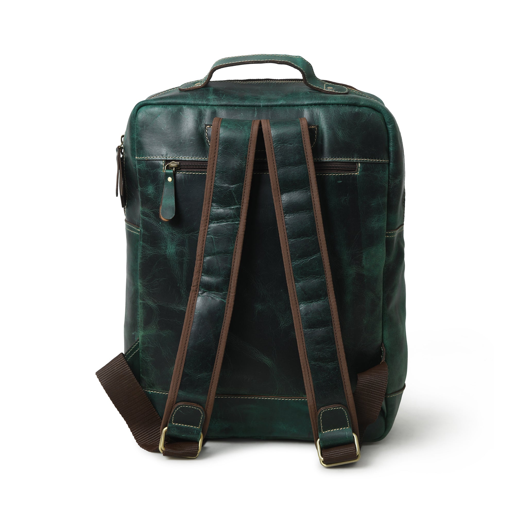 Greenfield Premium Leather Backpack thumbnail 4