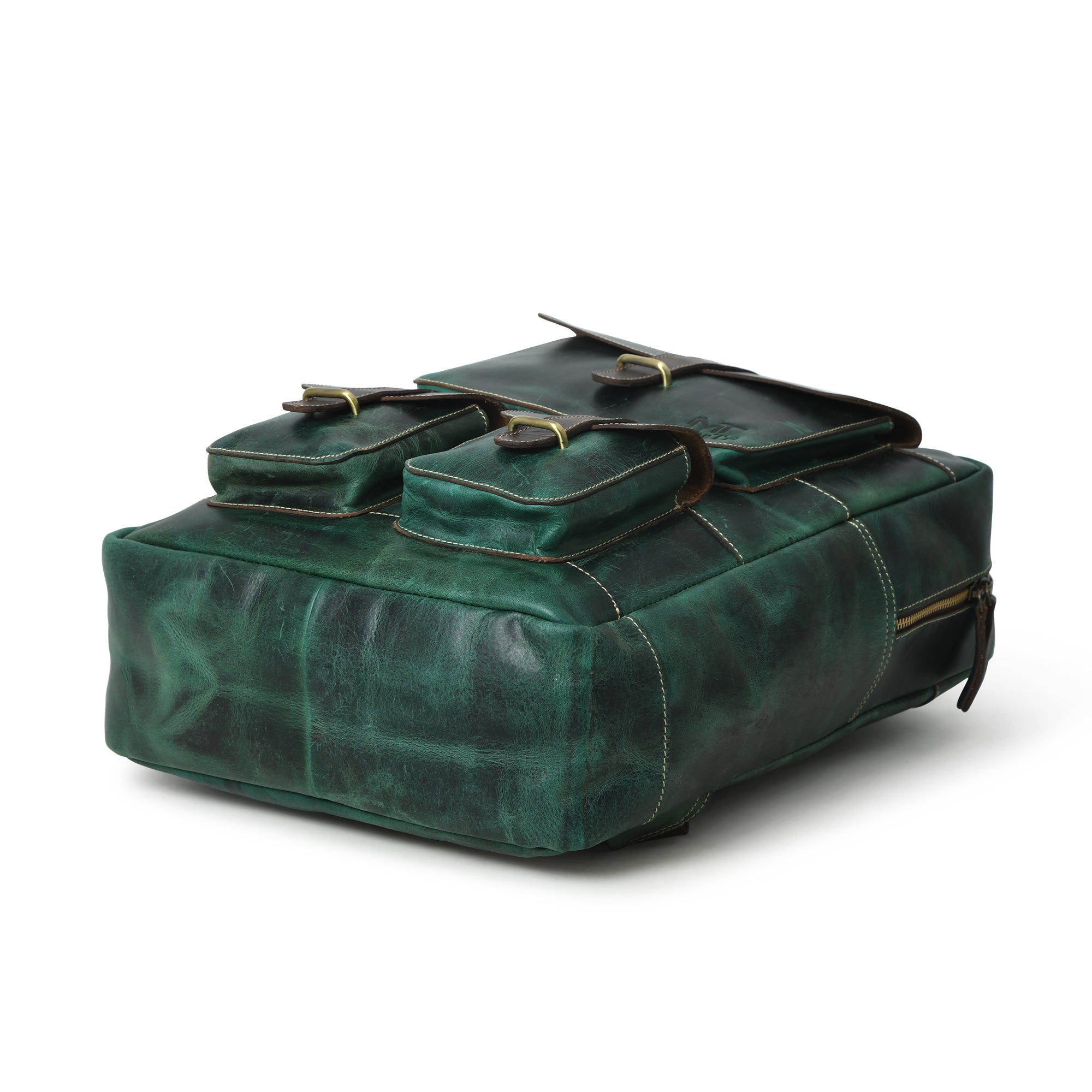 Greenfield Premium Leather Backpack thumbnail 6