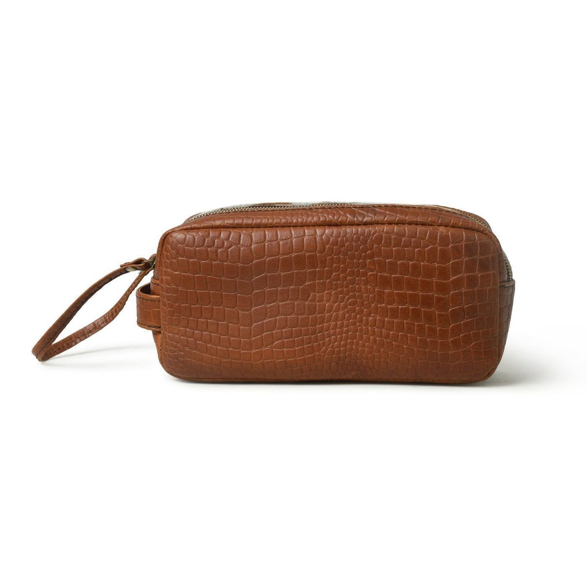 Hairon Croco Leather Toiletry Bag thumbnail 4