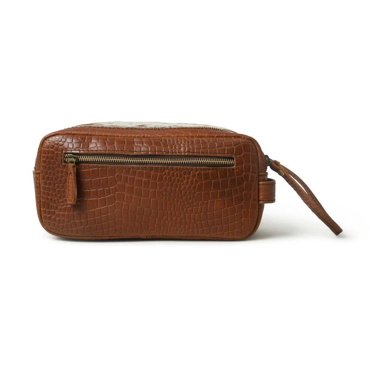 Hairon Croco Leather Toiletry Bag thumbnail 5