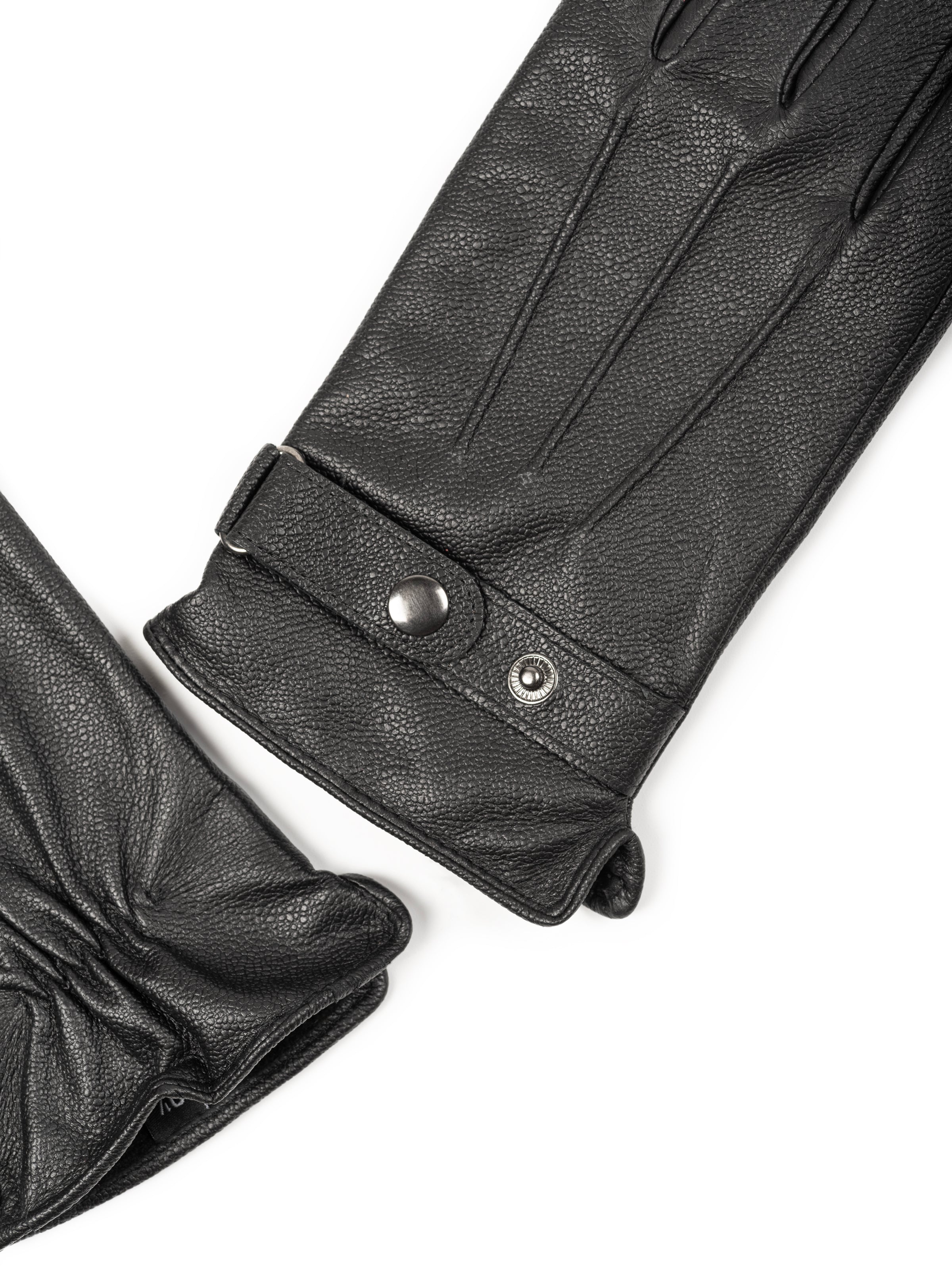 Bikers Leather Gloves - Touch Button thumbnail 3