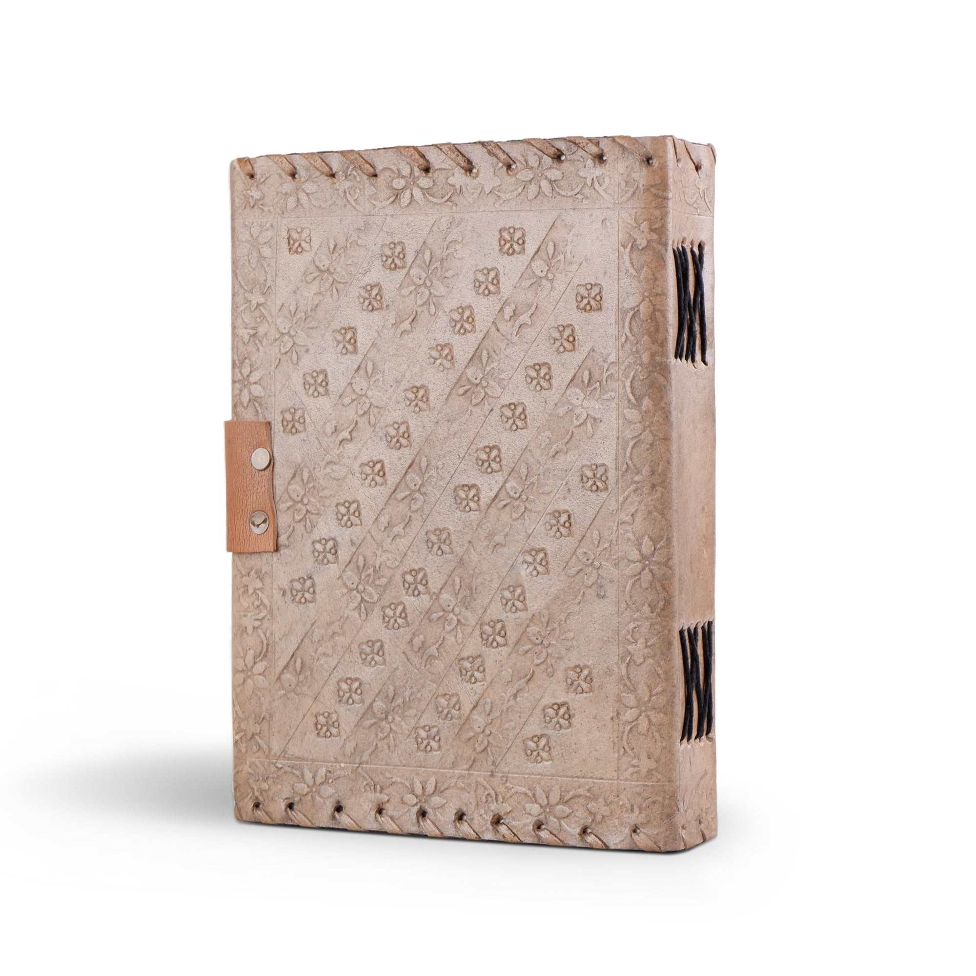 Handcrafted Vintage 4 Stone Leather Diary thumbnail 4