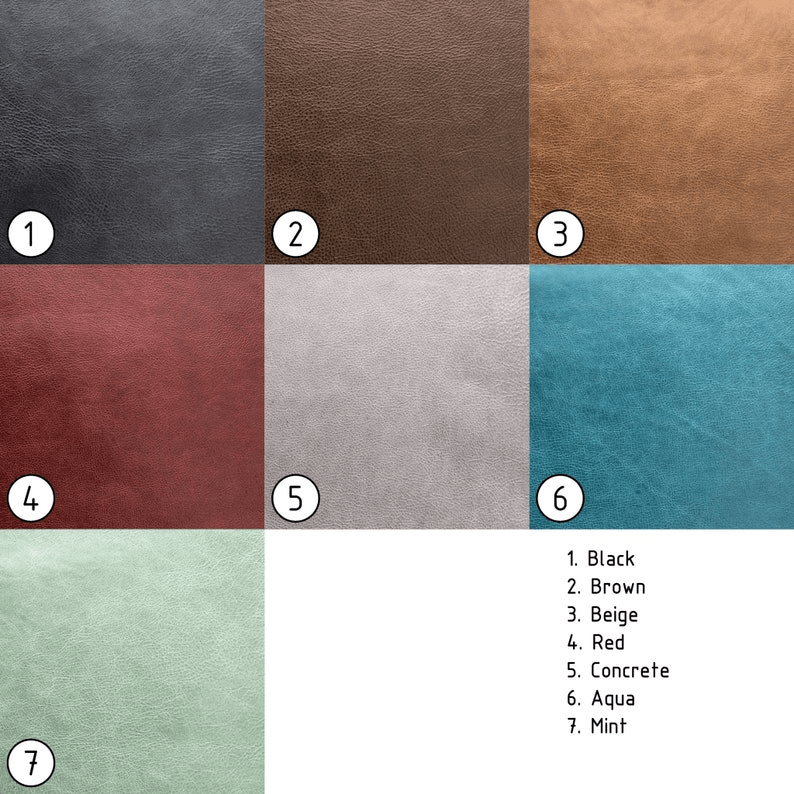 Handmade Genuine Leather Triangular Placemats thumbnail 6