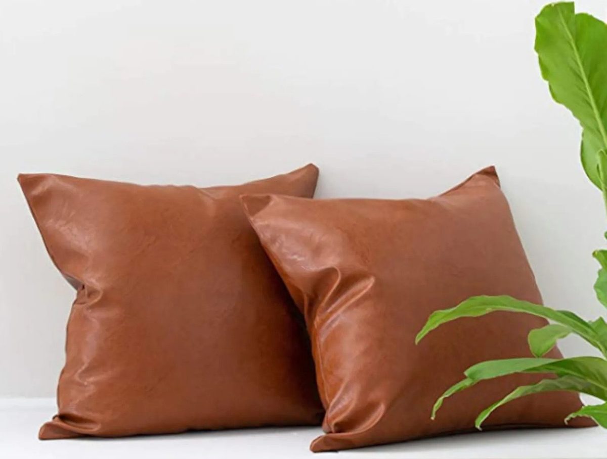 Handmade leather 2 Butterfly Chair & 2 Leather Cushions Combo thumbnail 4