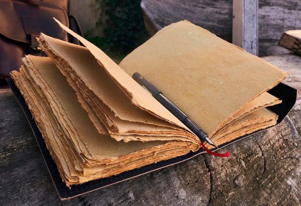 Handmade Leather Diary with Key thumbnail 2