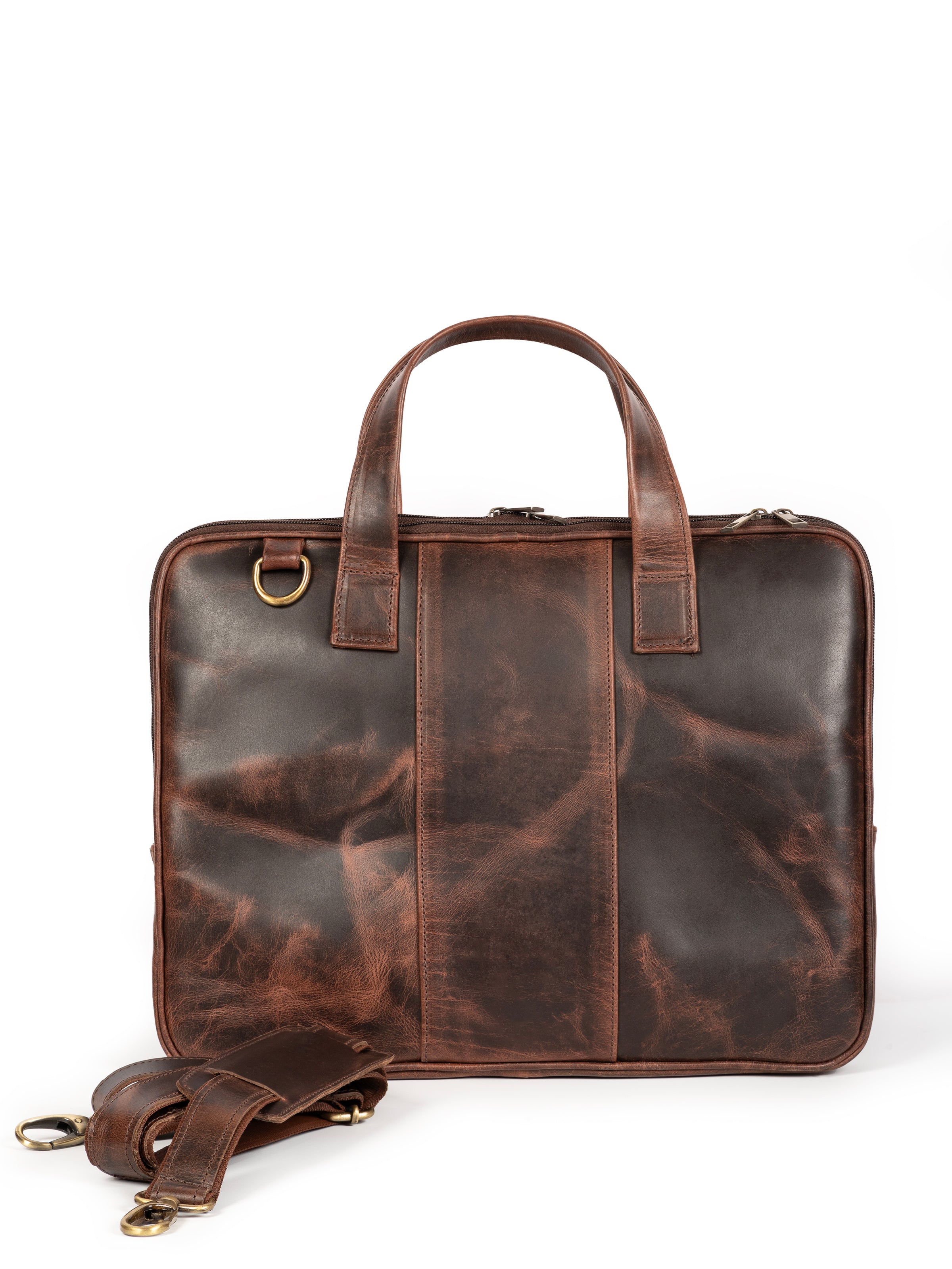 Harbor Laptop Briefcase, Brown thumbnail 5