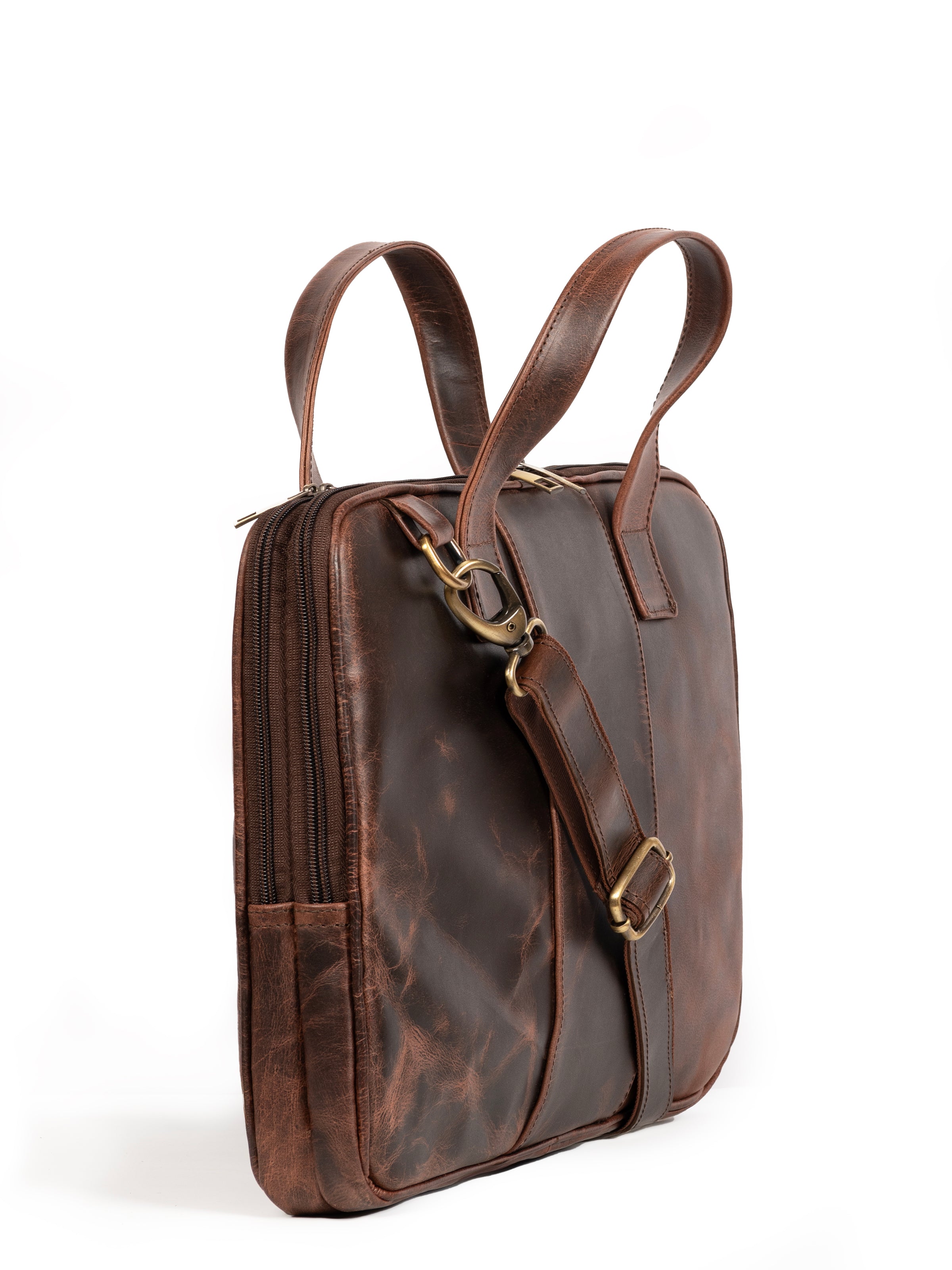 Harbor Laptop Briefcase, Brown thumbnail 8